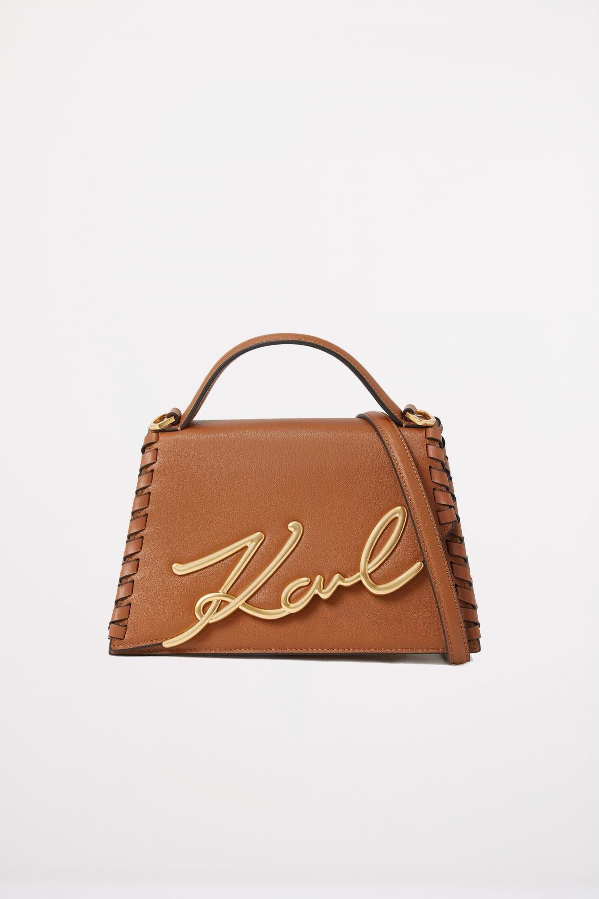 KARL LAGERFELD SIGNATURE . MD CB WHIP en color MARRON  (1)