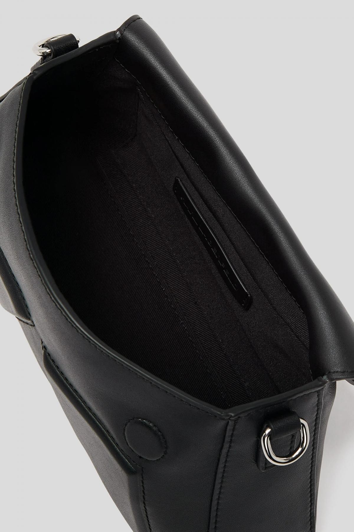 KARL LAGERFELD IKON K SOFT WEBBING CROSSB en color NEGRO  (4)