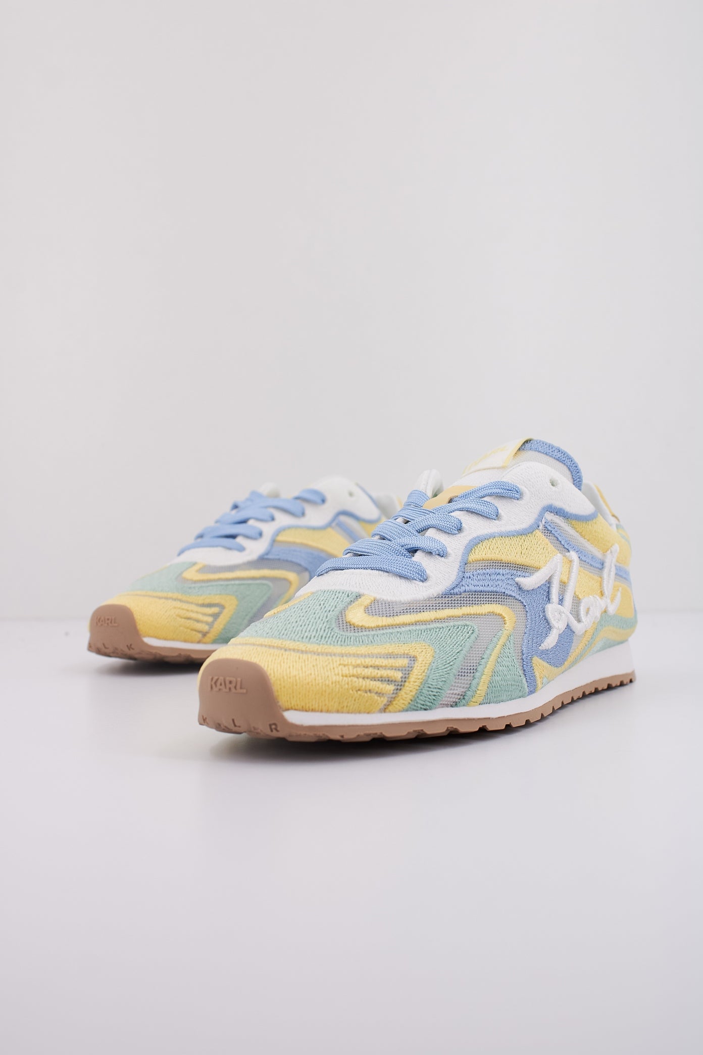 KARL LAGERFELD VENUS MESH MIX LO LACE en color AZUL  (2)