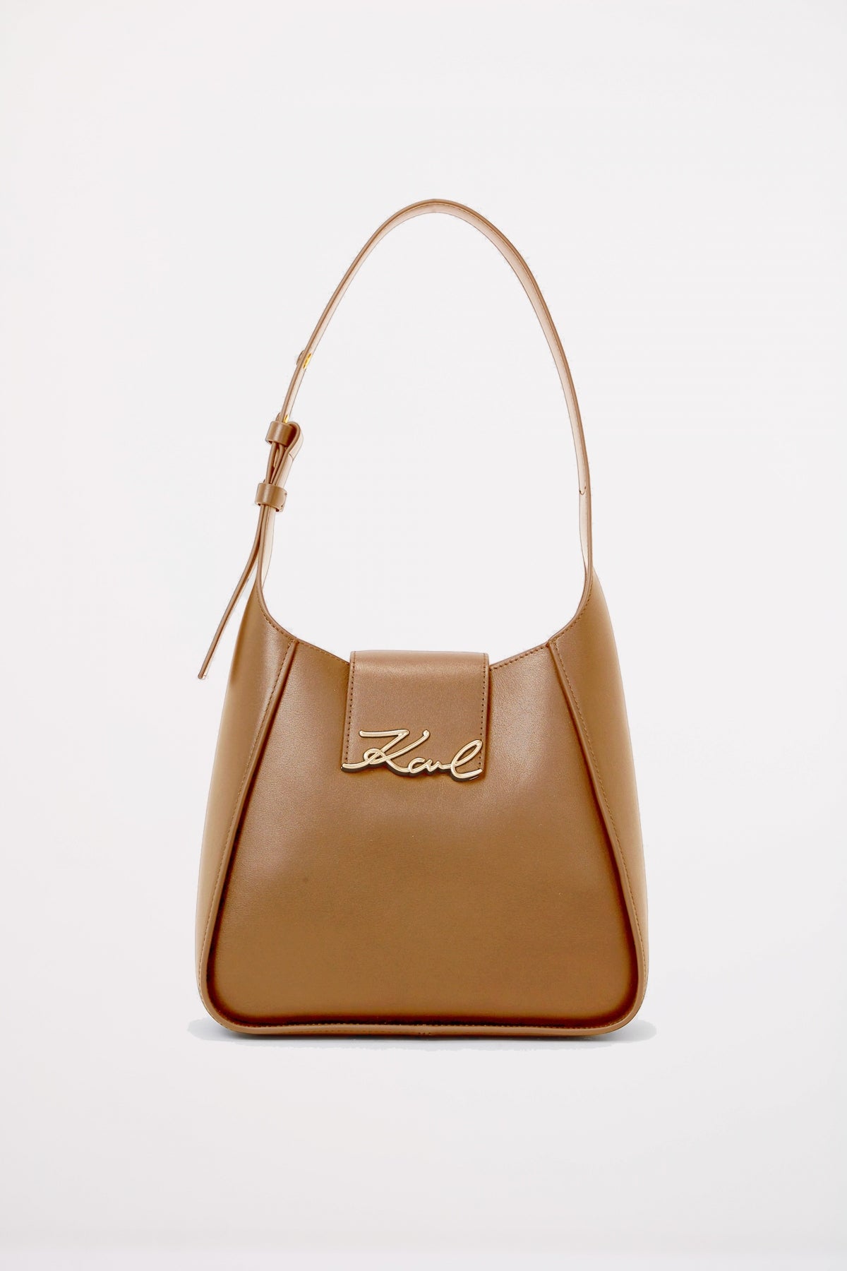 KARL LAGERFELD K SIGNATURE HOBO en color MARRON  (1)