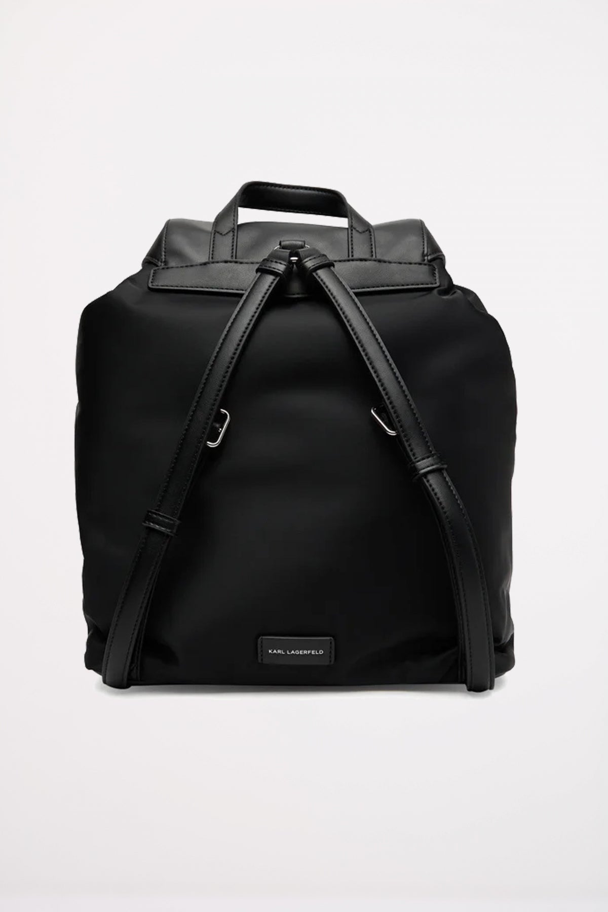 KARL LAGERFELD SIGNATURE NYLON MD BACKP en color NEGRO  (2)