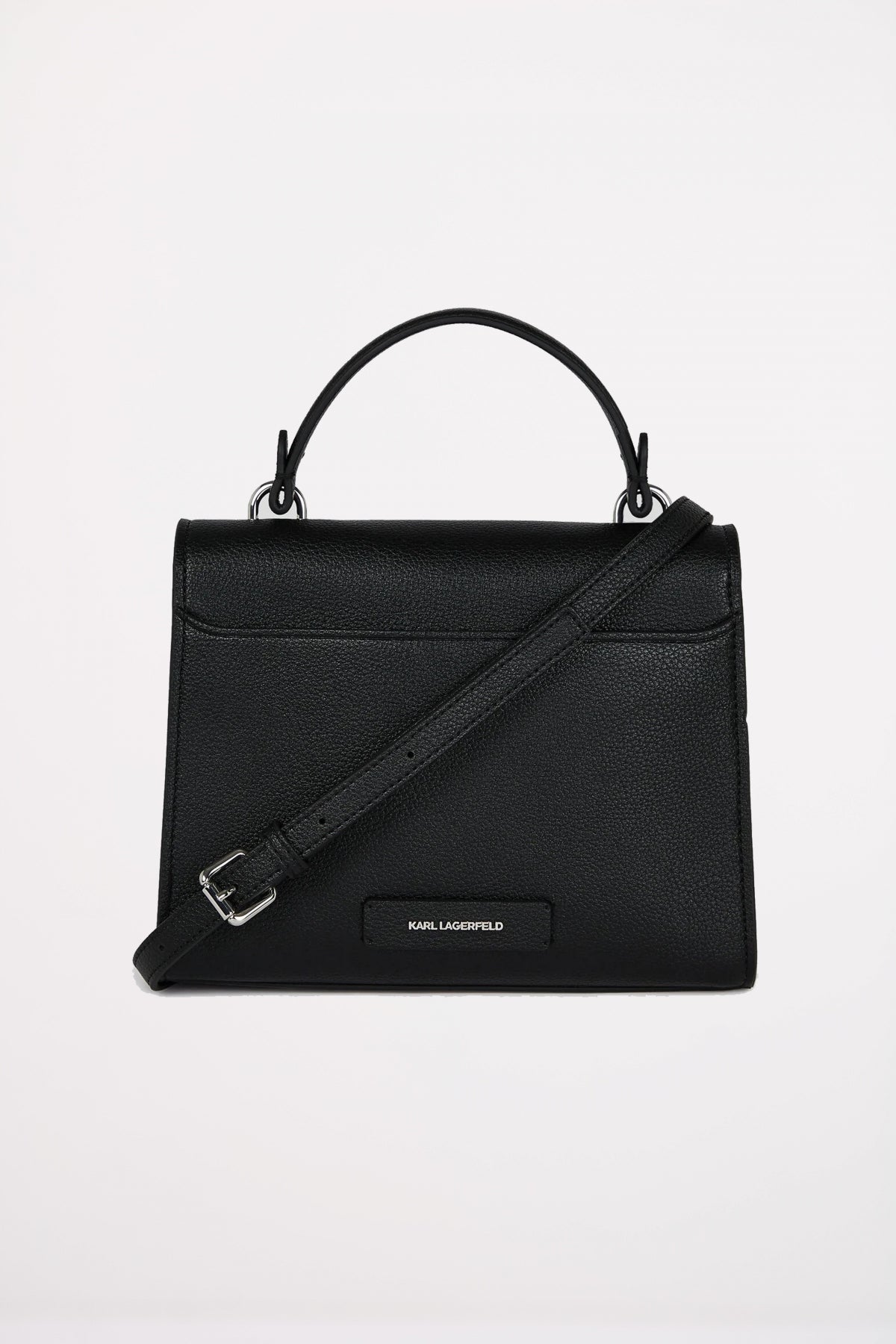 KARL LAGERFELD IKON GRAINY NS CROSSBODY en color NEGRO  (2)