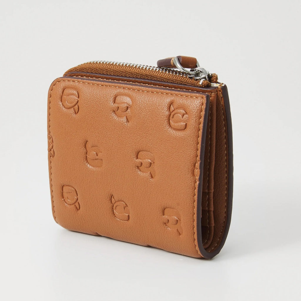 KARL LAGERFELD IKON MONOGRAM SM BIFOLD WA en color MARRON  (5)