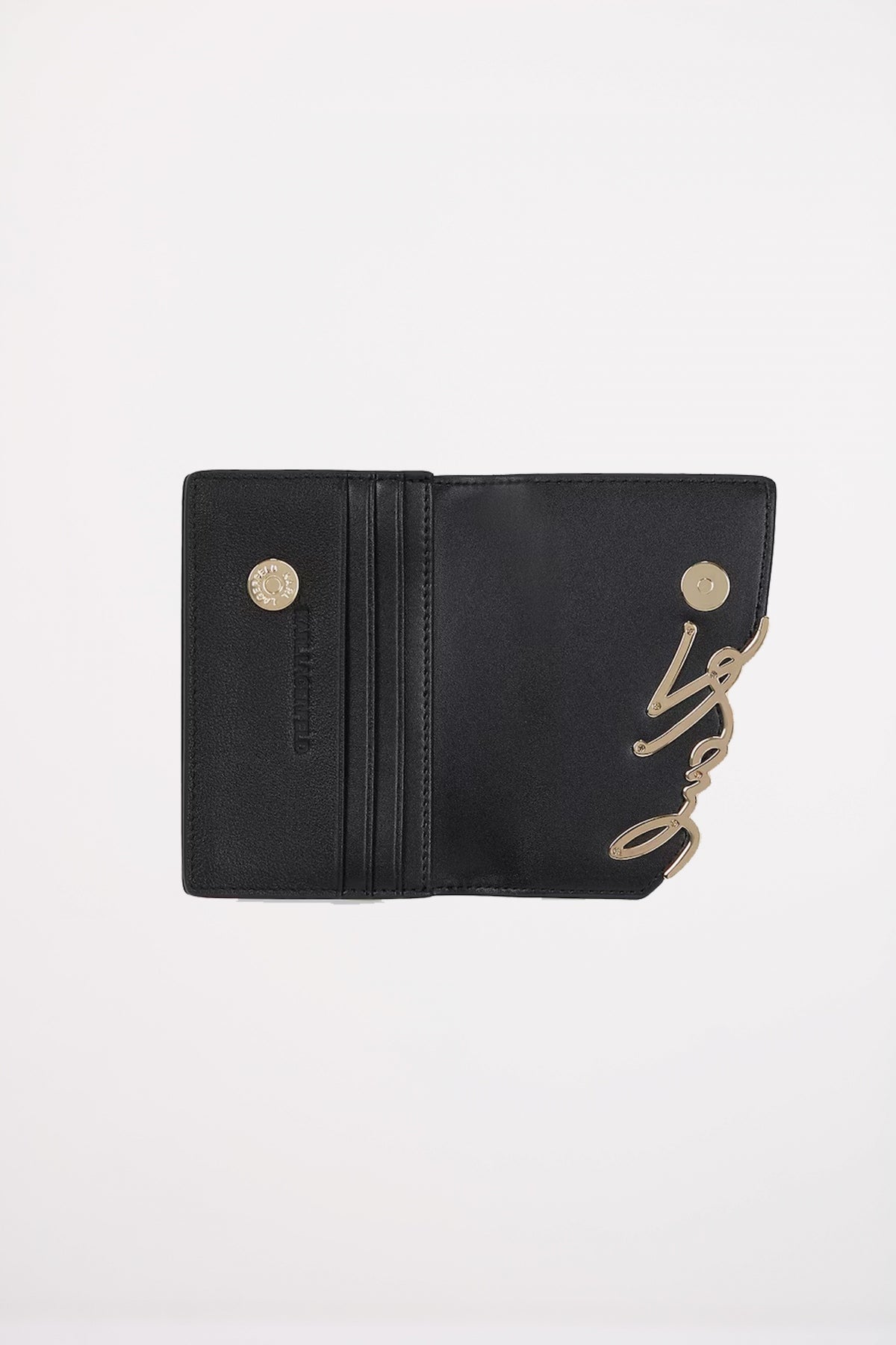 KARL LAGERFELD K SIGNATURE SM WALLET en color NEGRO  (3)