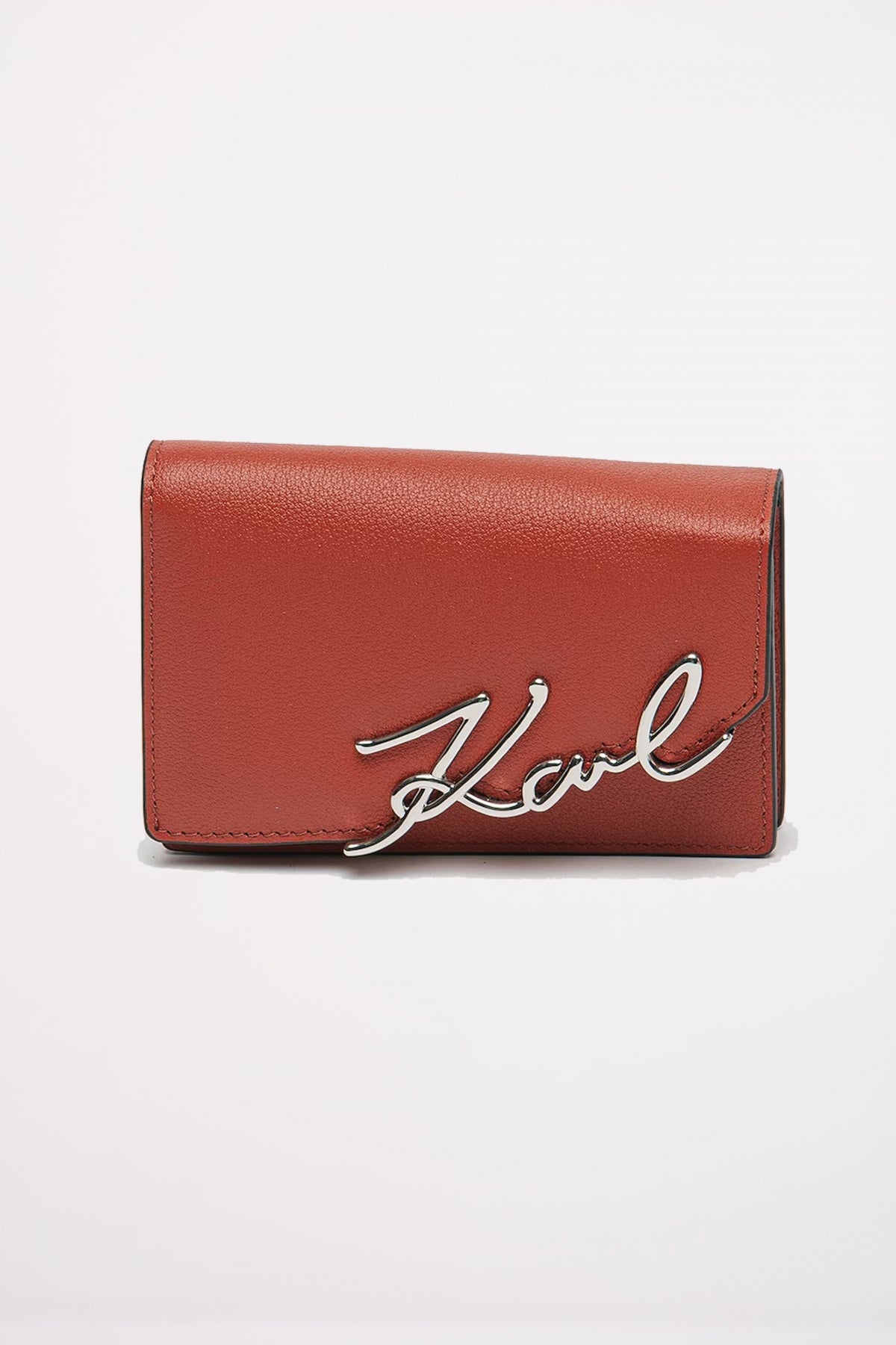 KARL LAGERFELD K SIGNATURE SM WALLET en color ROJO  (1)