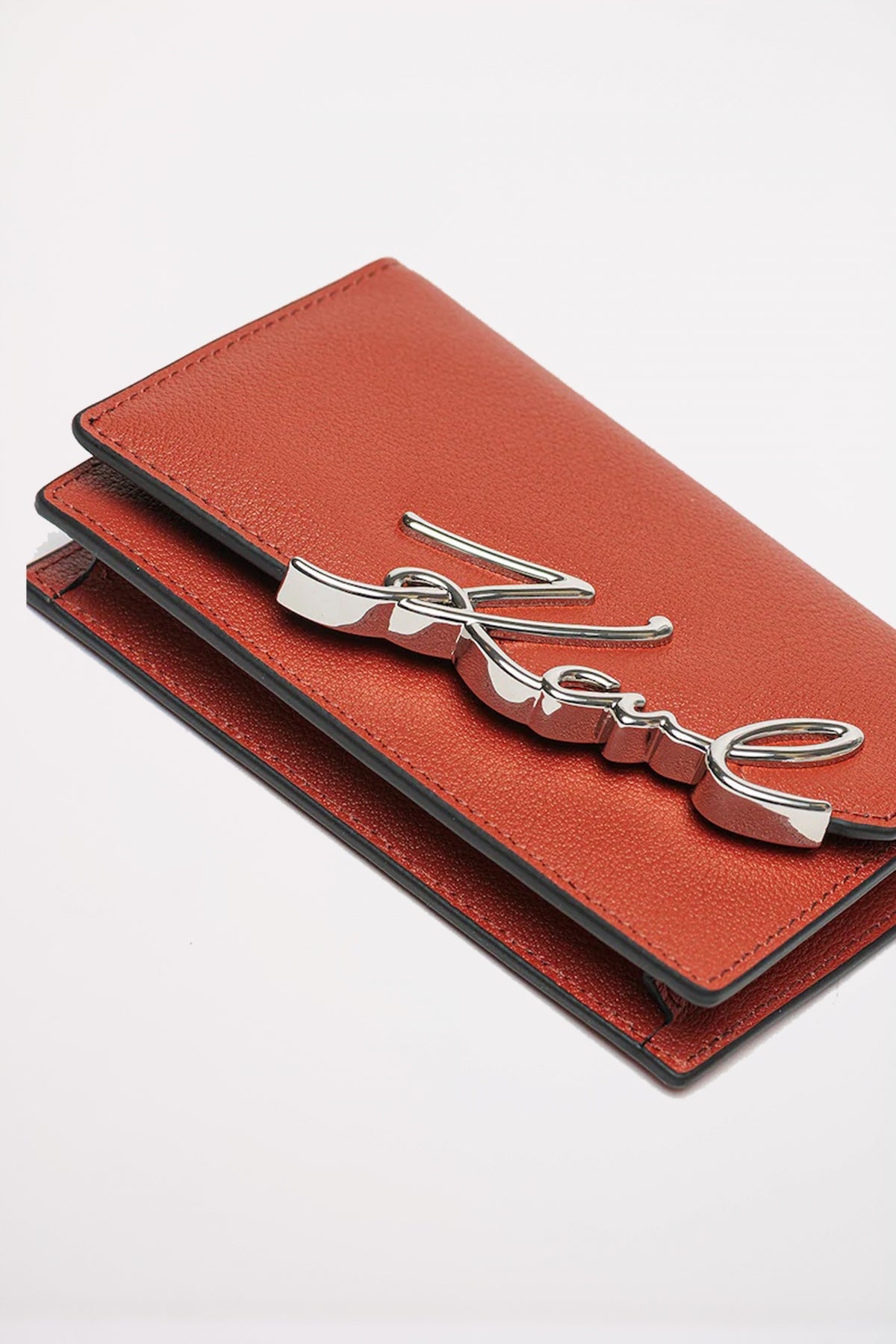 KARL LAGERFELD K SIGNATURE SM WALLET en color ROJO  (3)