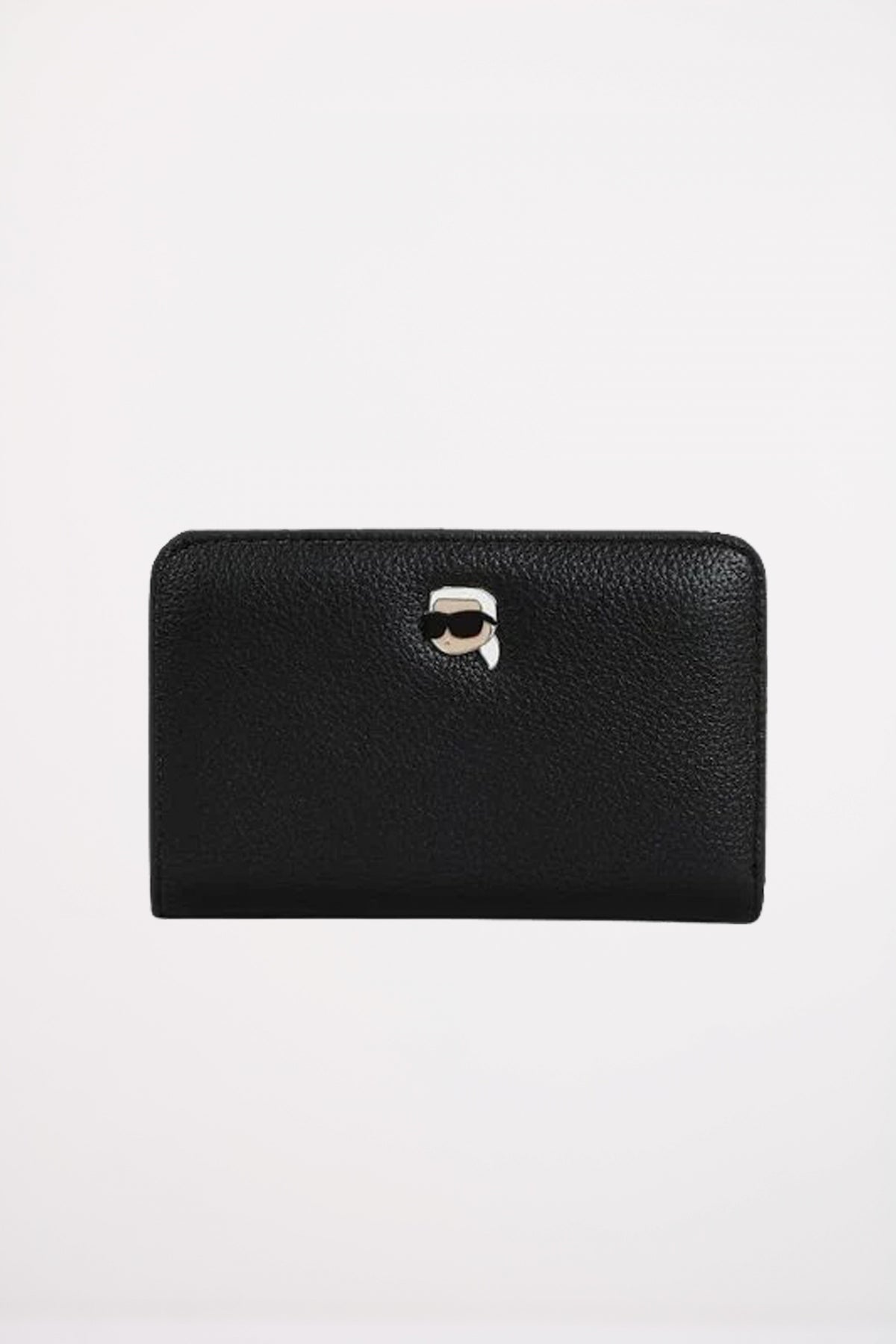 KARL LAGERFELD IKON GRAINY MD ZA WALLET en color NEGRO  (1)