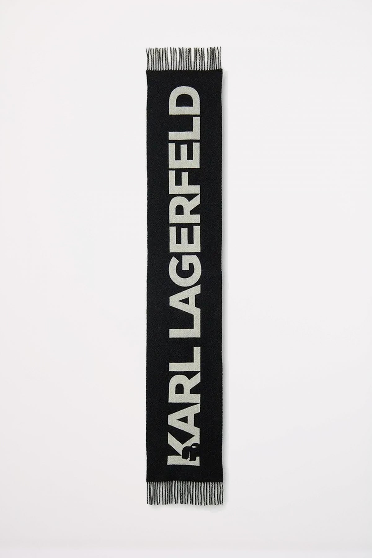 KARL LAGERFELD K ESEENTIAL WOVE SCARF en color NEGRO  (2)