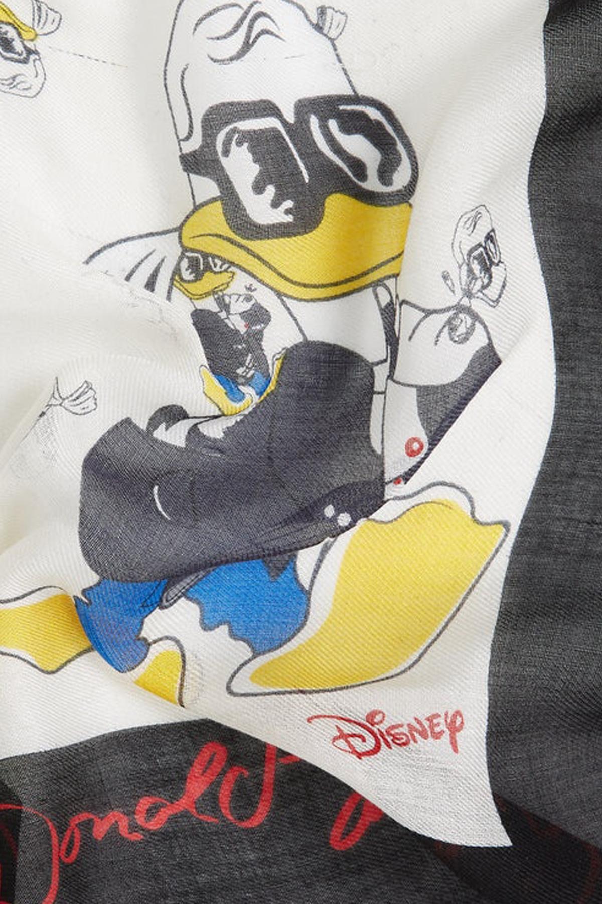 KARL LAGERFELD KL DISNEY AOP MODAL SCARF en color BLANCO  (4)