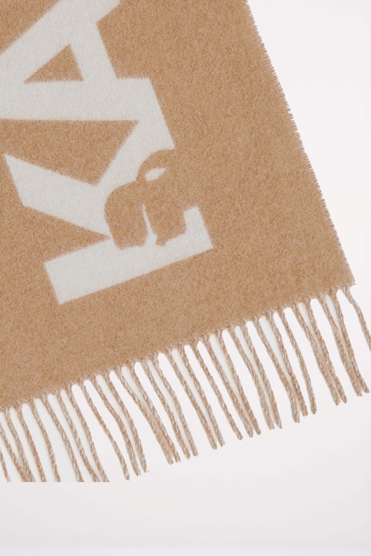KARL LAGERFELD K ESSENTIAL JKRD WOVEN SCARF en color MARRON CLARO  (4)