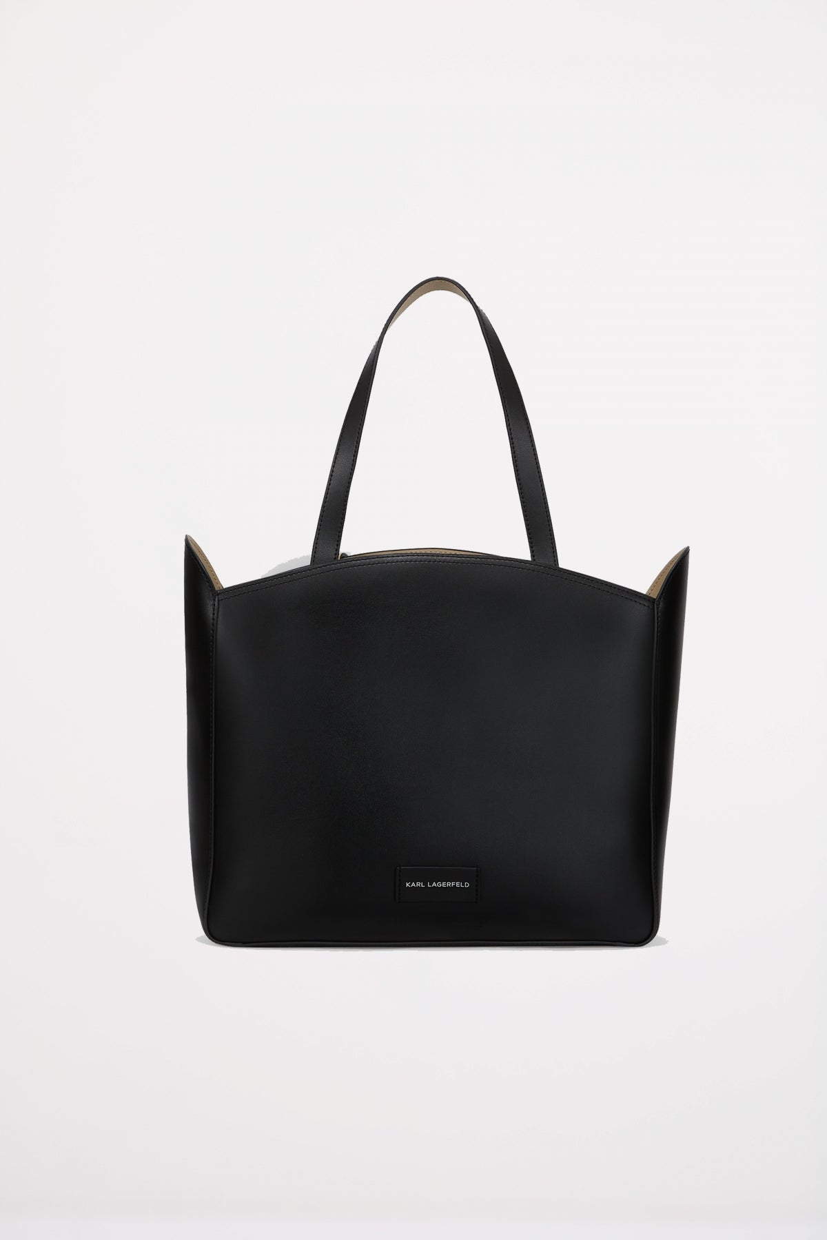 KARL LAGERFELD K CIRCLE MID ZIP TOTE en color NEGRO  (2)