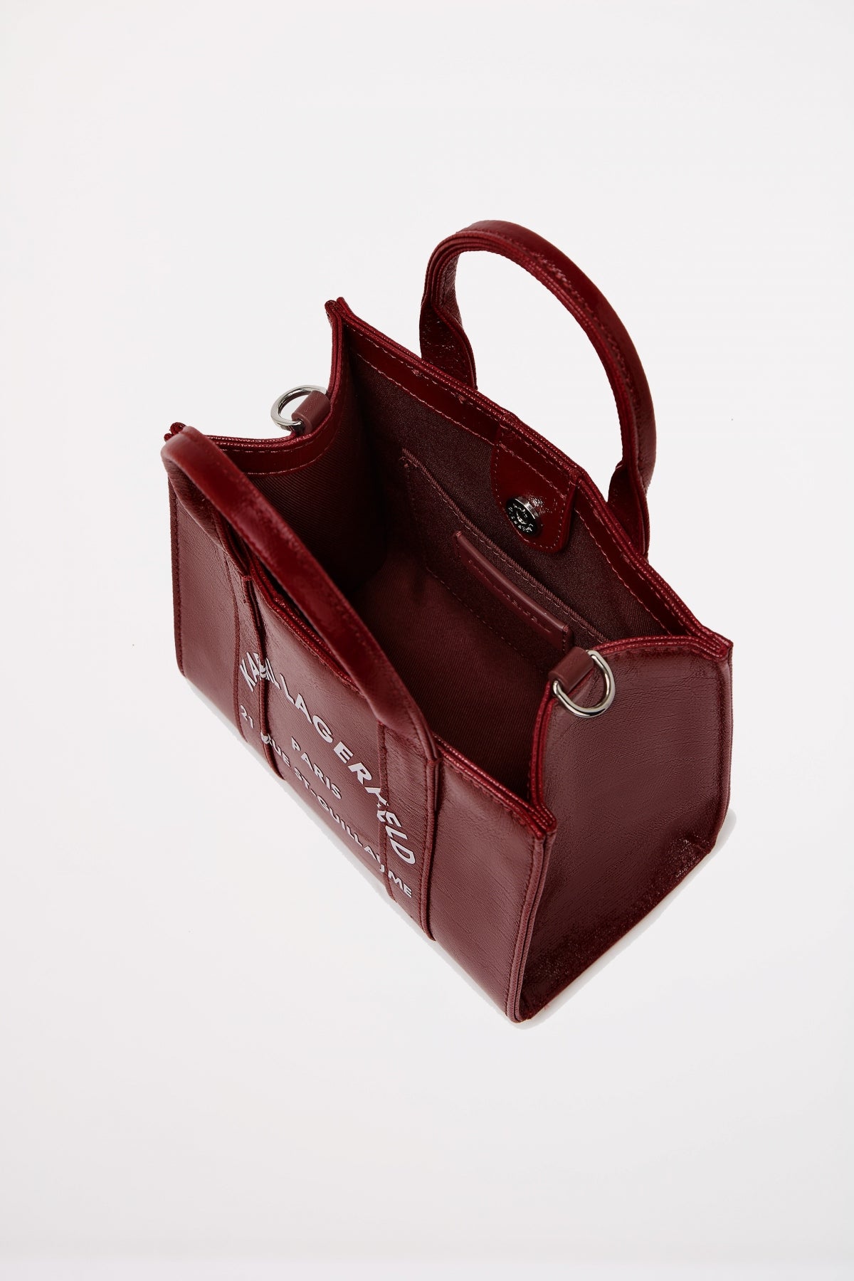 KARL LAGERFELD K RSG MINI SQUARE TOTE COA en color MARRON  (3)