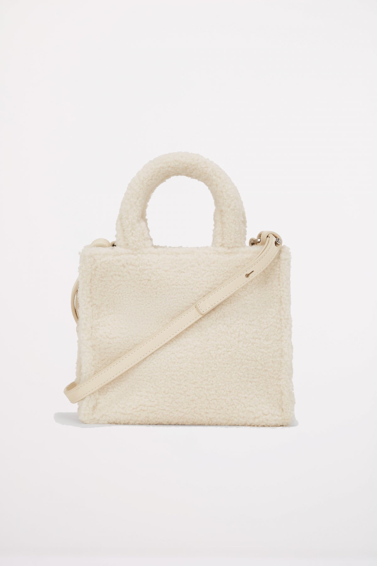 KARL LAGERFELD K RSG MINI SQUARE TOTE SHE en color BLANCO  (2)