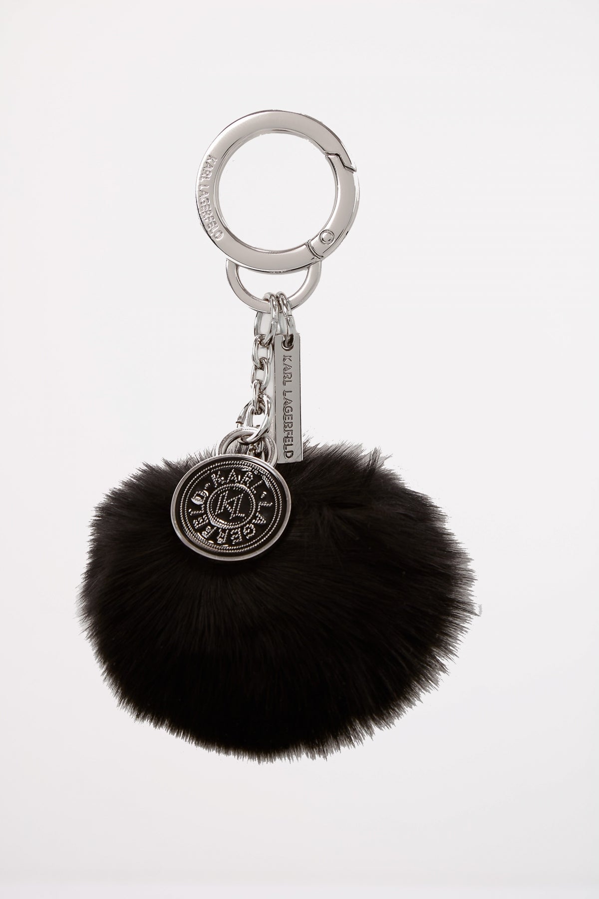 KARL LAGERFELD  K RSG CIRCLE FAUX FUR KEYC  en color NEGRO  (1)