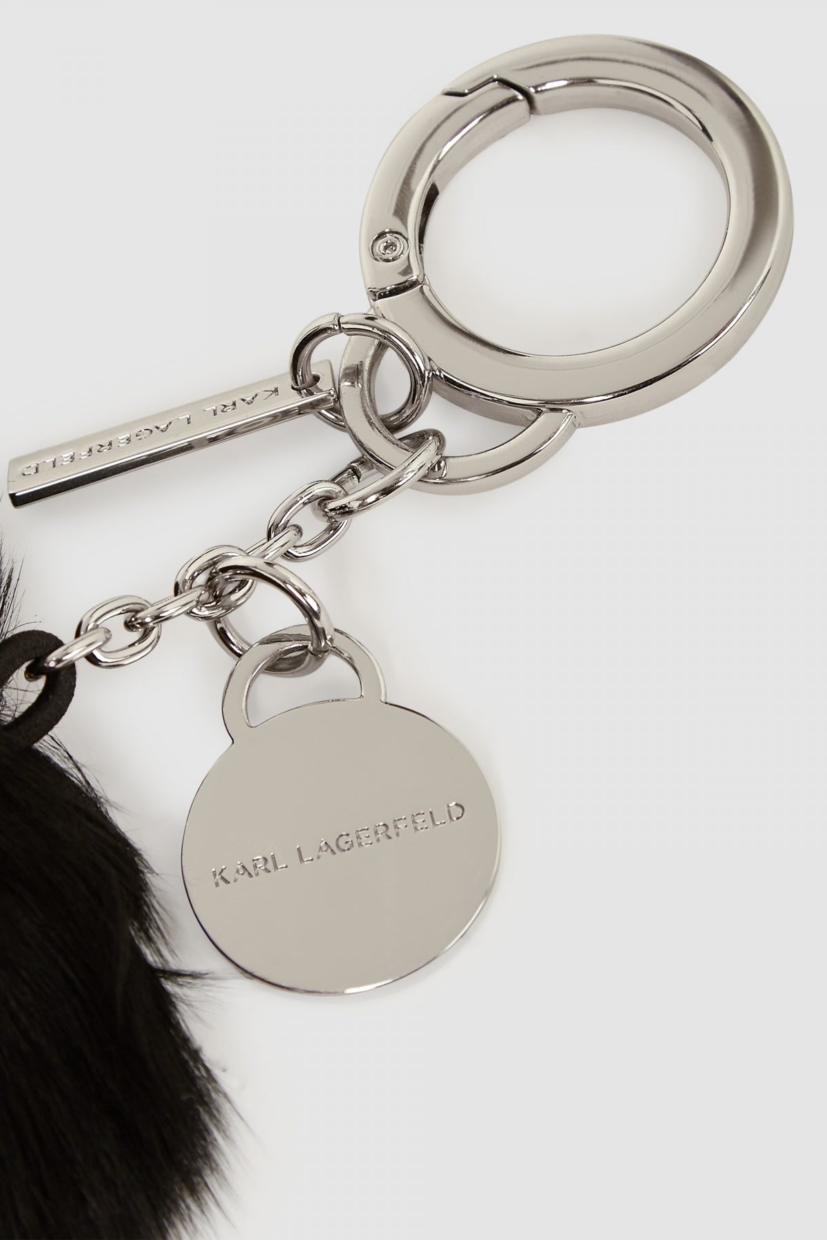 KARL LAGERFELD  K RSG CIRCLE FAUX FUR KEYC  en color NEGRO  (4)