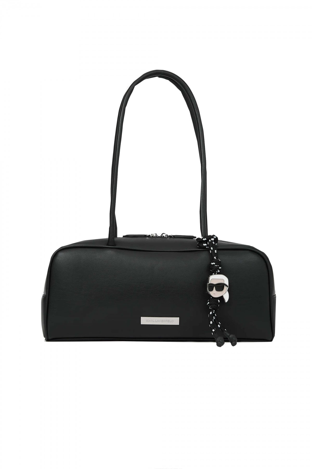 KARL LAGERFELD SMOOTH EW SHOULDER BA en color NEGRO  (2)