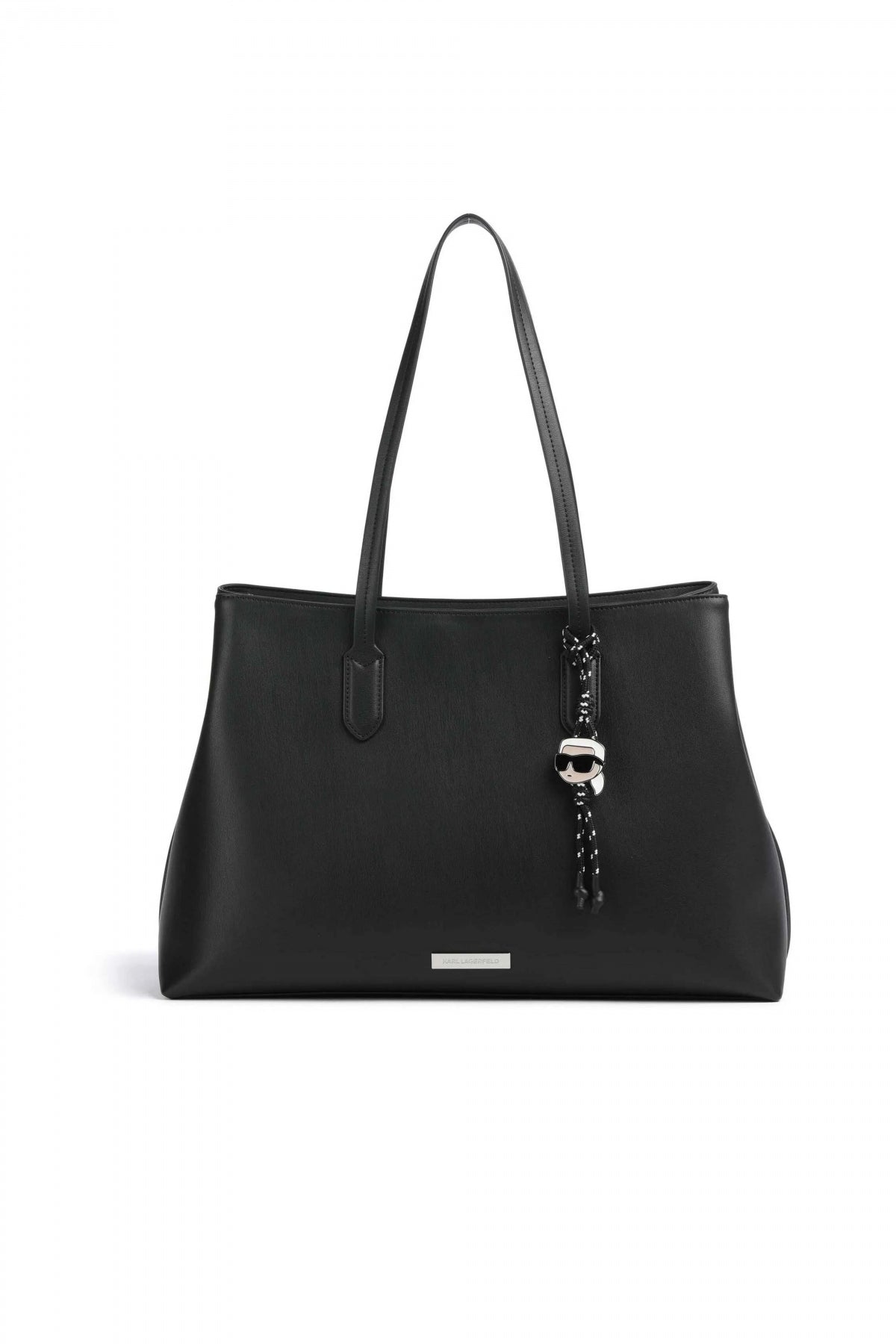 KARL LAGERFELD  IKON NYLON LG TOTE  en color NEGRO  (1)