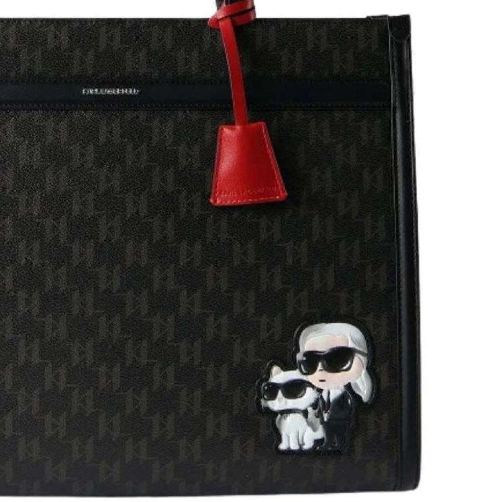 KARL LAGERFELD IKON MONOGRAM CC SQUARE TO en color MARRON  (6)