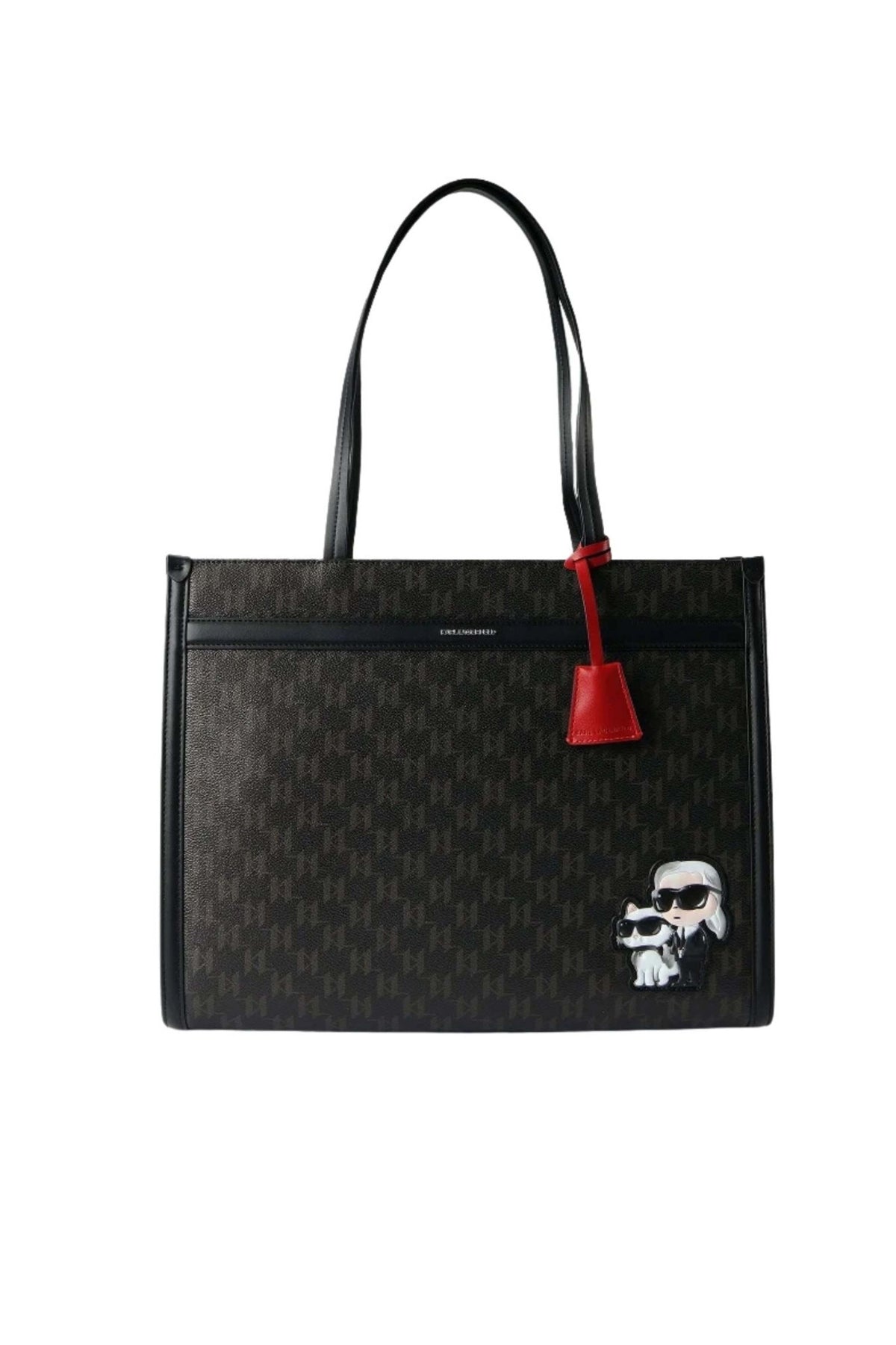 KARL LAGERFELD IKON MONOGRAM CC SQUARE TO en color MARRON  (1)