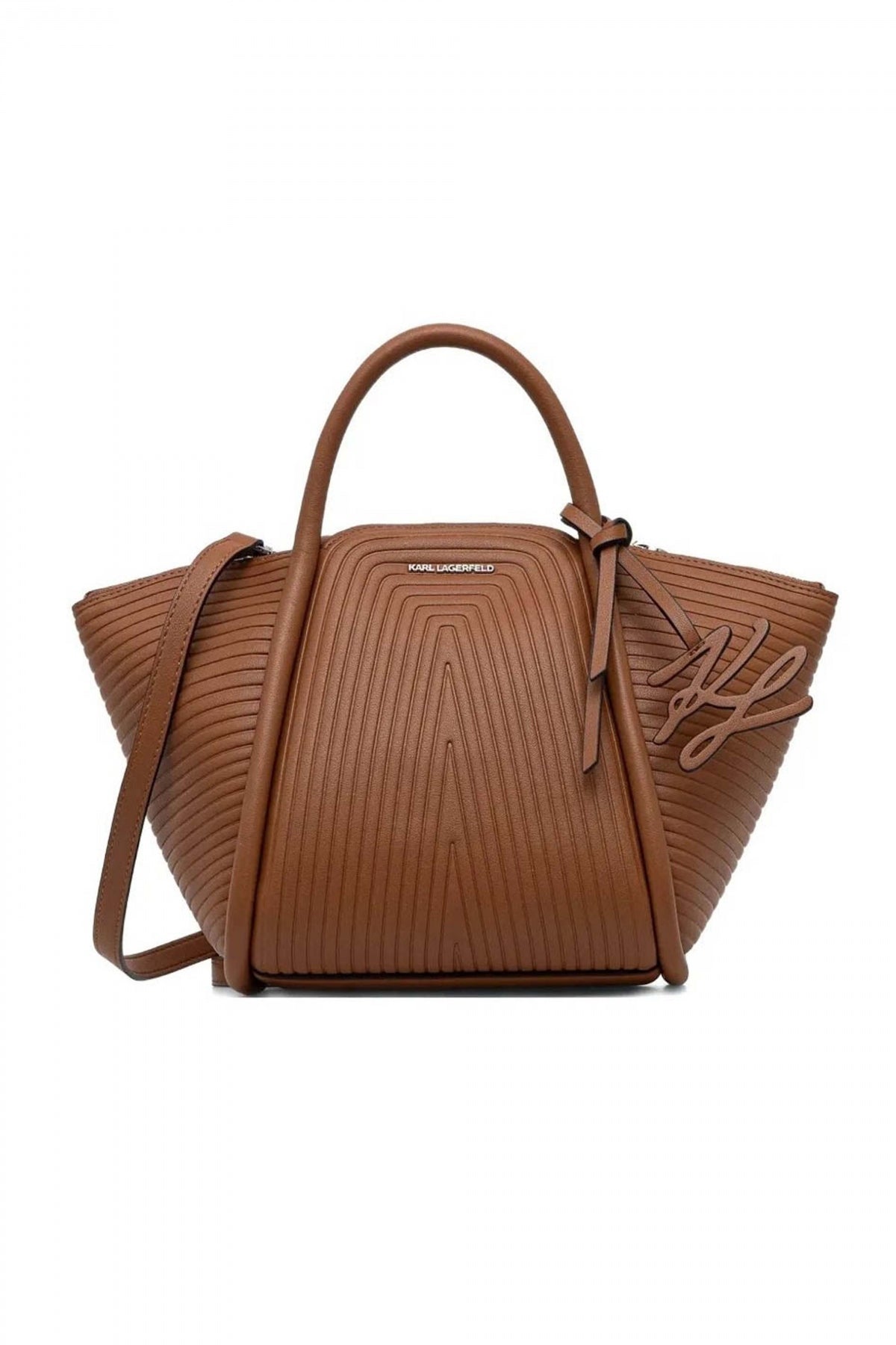 KARL LAGERFELD KWELLEN SM TOTE en color MARRON  (1)