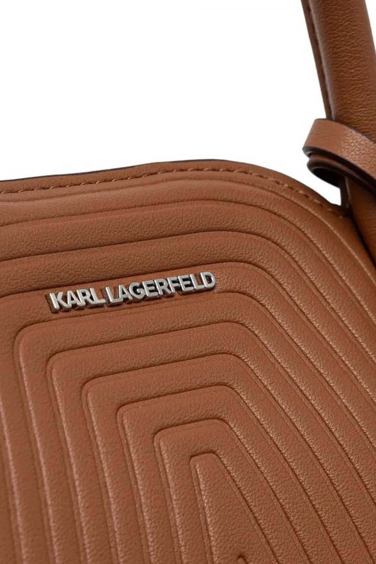 KARL LAGERFELD KWELLEN SM TOTE en color MARRON  (4)