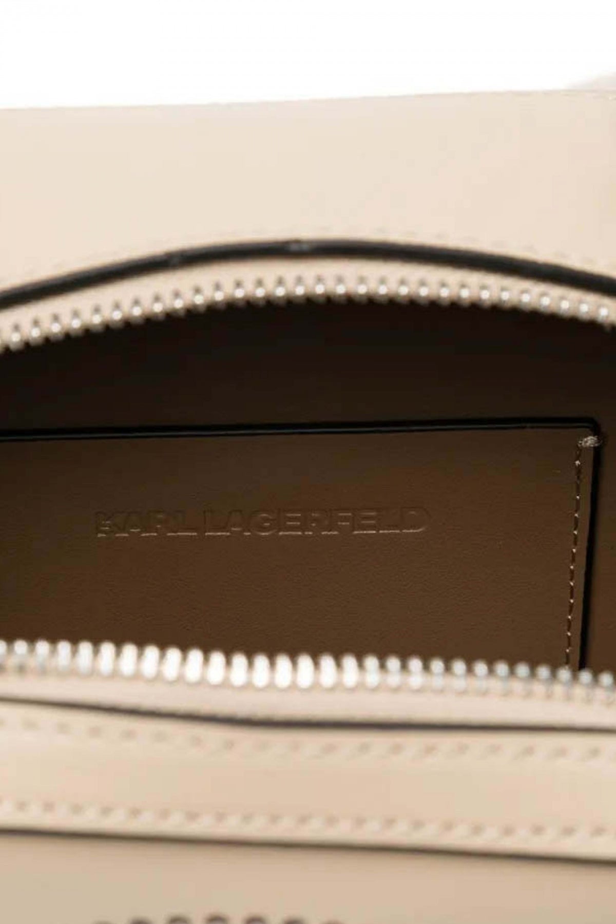 KARL LAGERFELD KCIRCLE TPH CROSSBODY PERF  en color BEIS  (3)