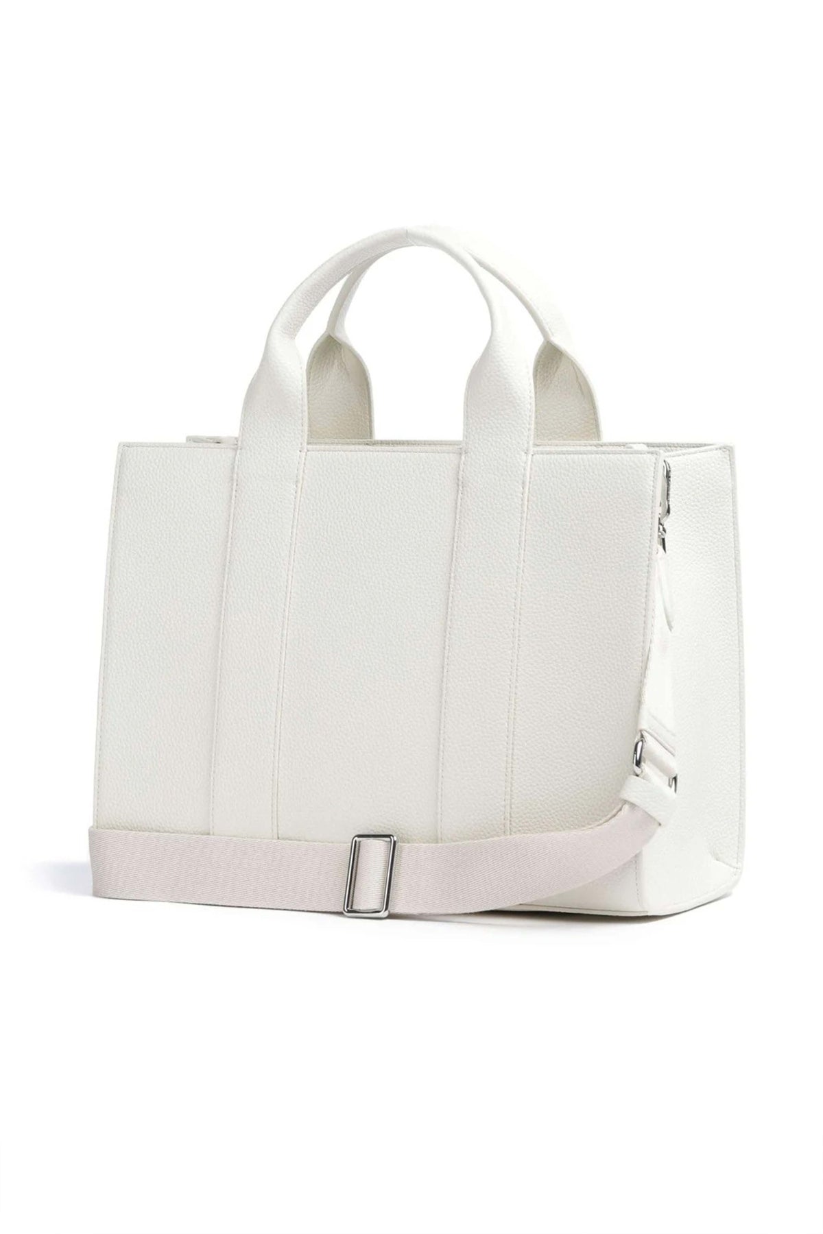 KARL LAGERFELD MD SQUARE TOTE PEB E en color BLANCO  (2)