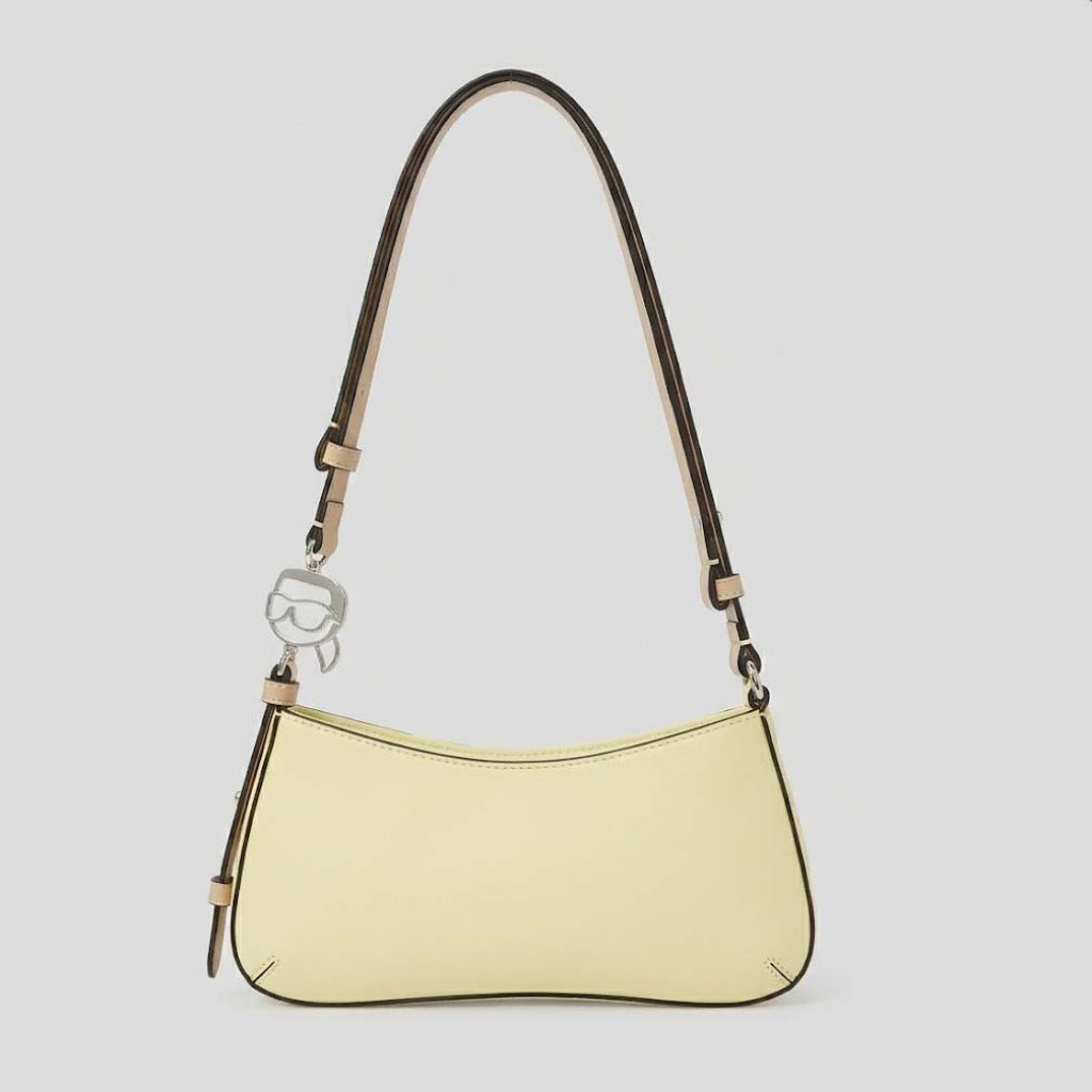 KARL LAGERFELD  SMOOTH OUTLINE MINI C  en color AMARILLO  (5)