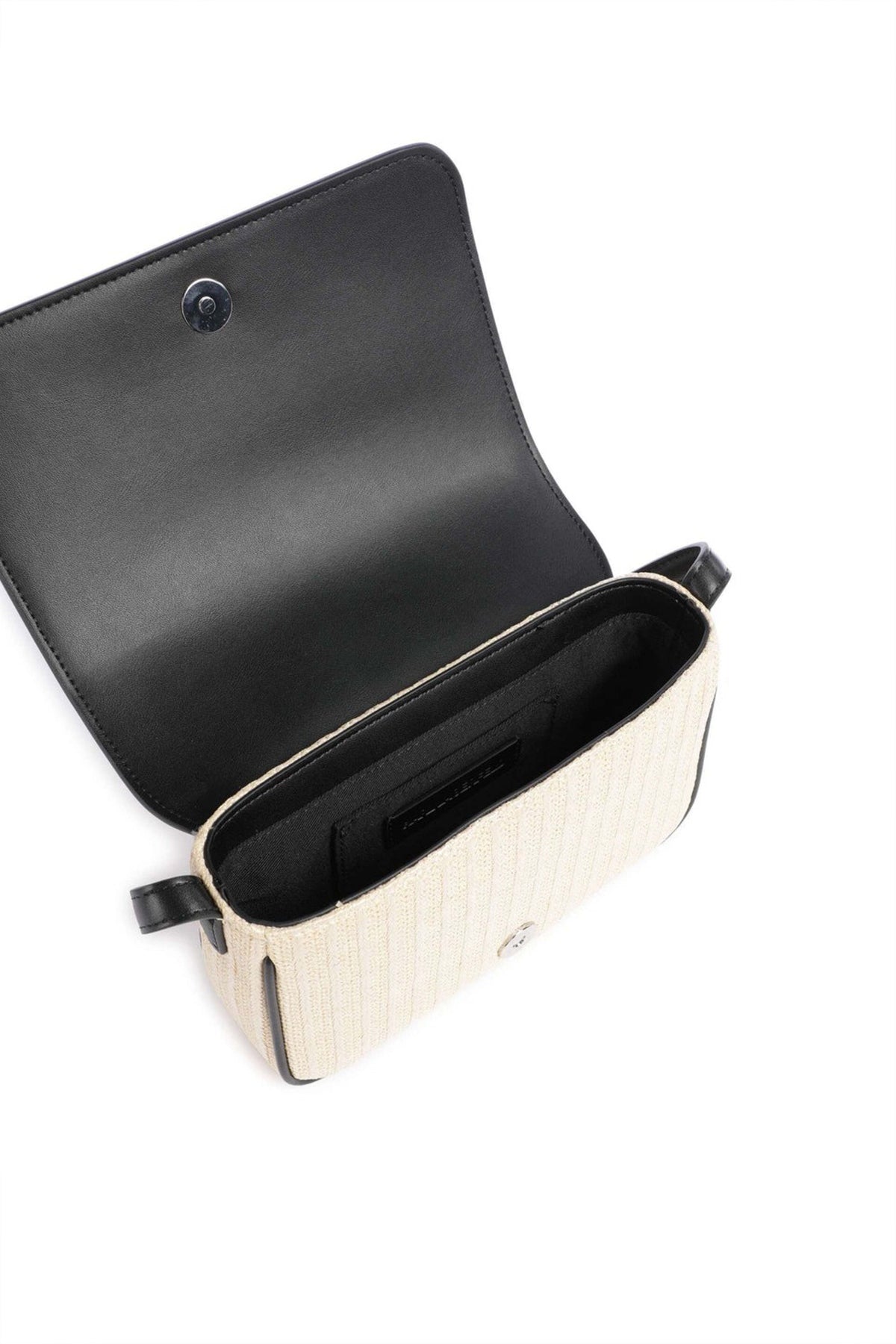 KARL LAGERFELD  K/SIGNATURE RAFFIA CROSSBO  en color BEIS  (3)