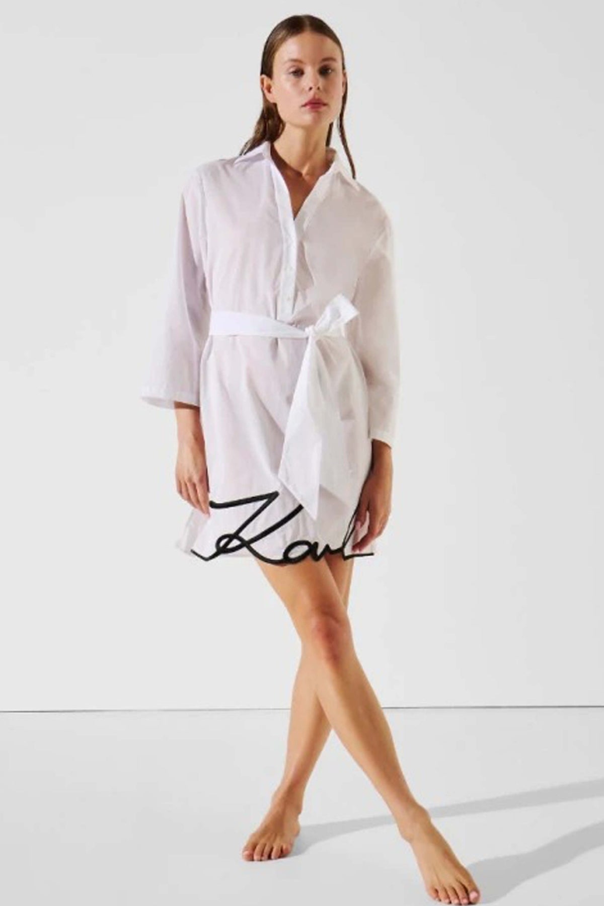 KARL LAGERFELD DNA SIGNATURE BEACH D en color BLANCO  (1)