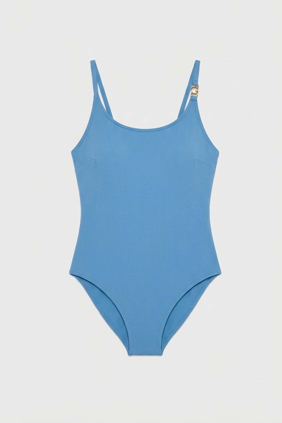 KARL LAGERFELD  CHEEKY SWIMSUIT  en color AZUL  (3)