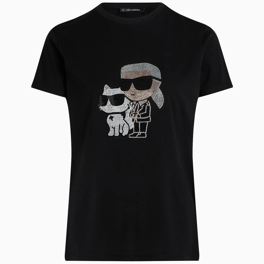KARL LAGERFELD AW IKON RS DUO TSHIRT en color NEGRO  (4)