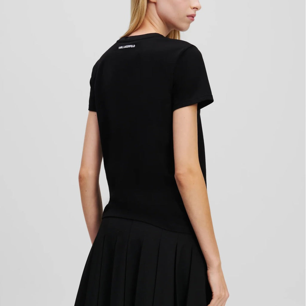 KARL LAGERFELD AW IKON RS DUO TSHIRT en color NEGRO  (5)