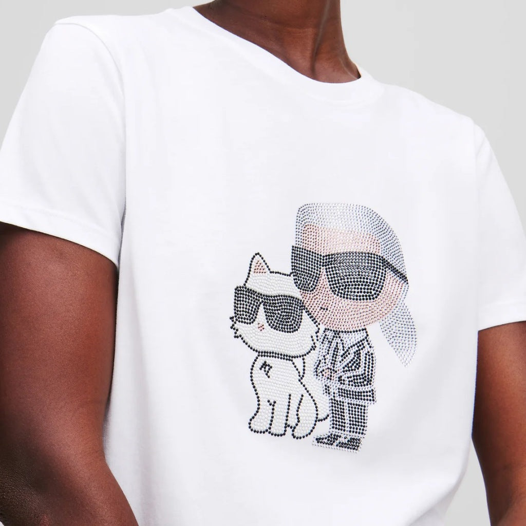 KARL LAGERFELD AW IKON RS DUO TSHIRT en color BLANCO  (6)