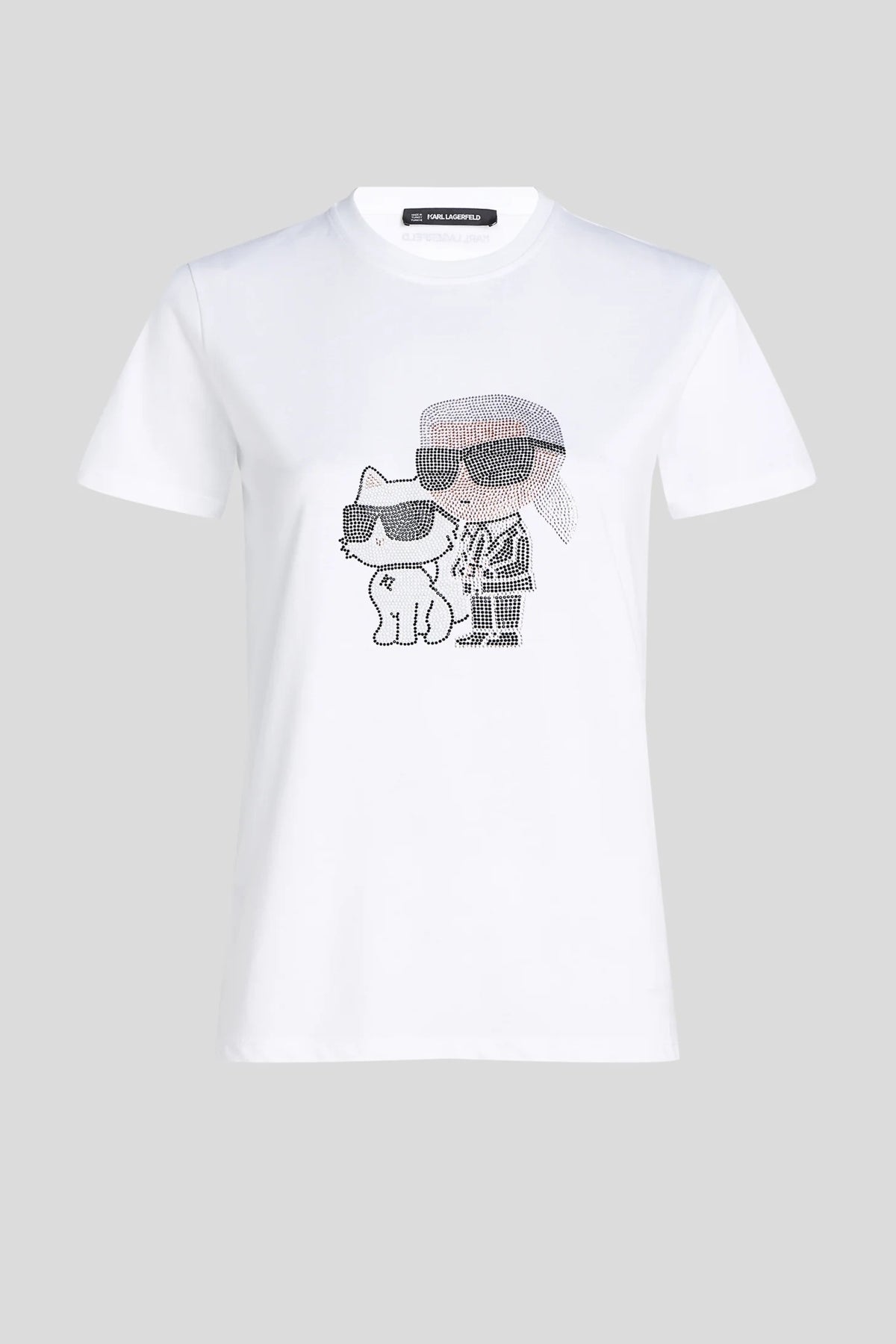 KARL LAGERFELD AW IKON RS DUO TSHIRT en color BLANCO  (1)