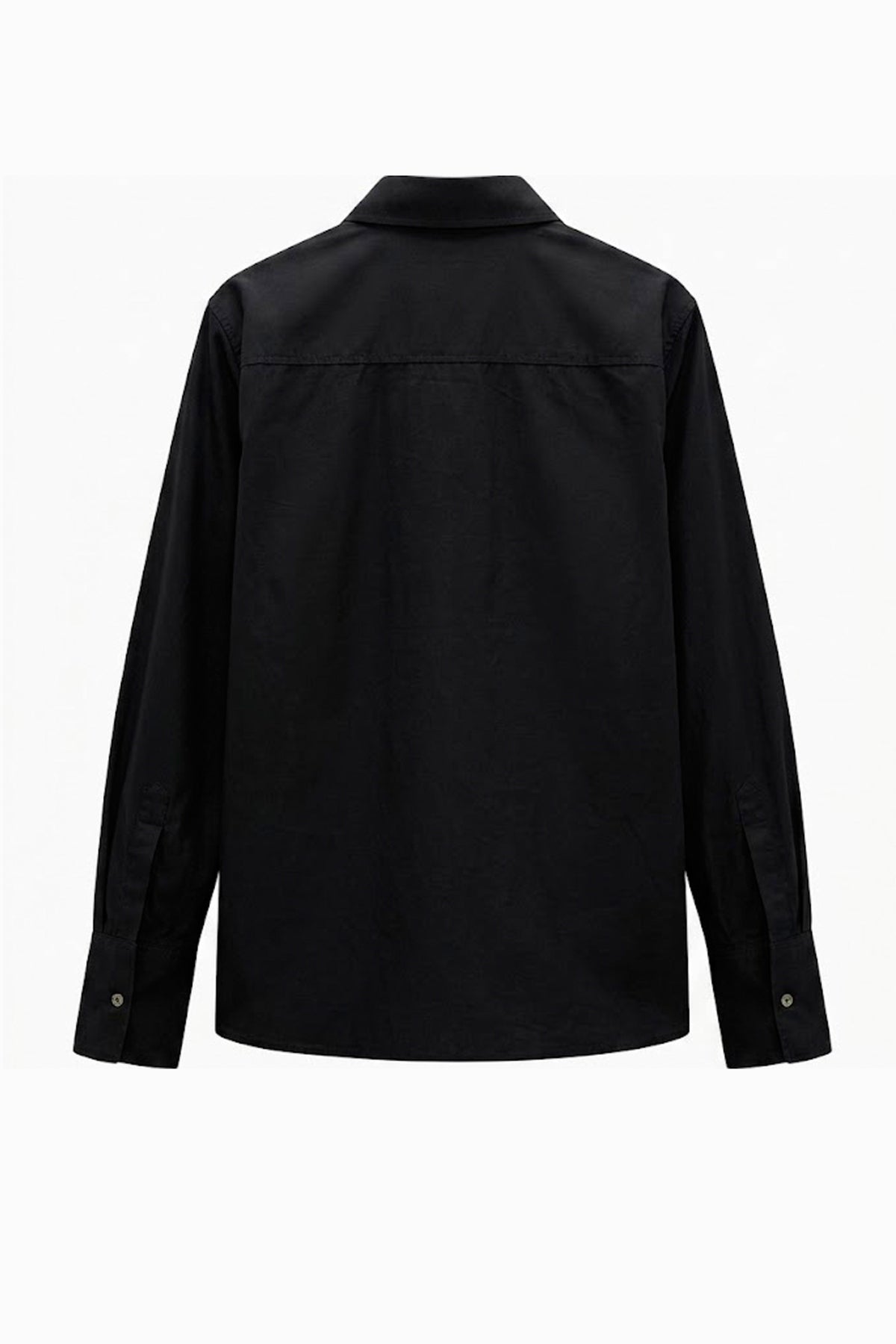 KARL LAGERFELD BW CLASSIC RELAXED POPLIN SHI en color NEGRO  (2)
