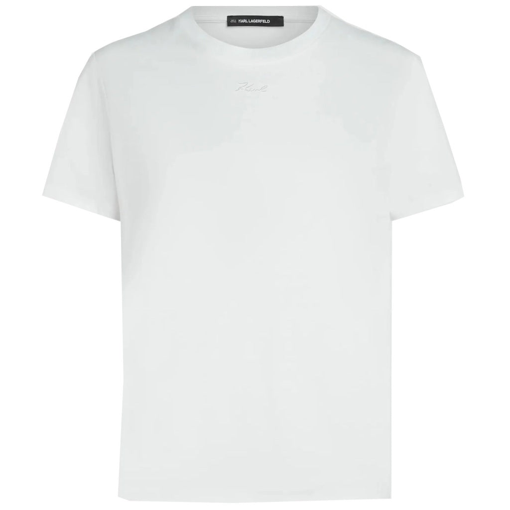 KARL LAGERFELD BW ESSENTIAL REGULAR TSHIRT en color BLANCO  (4)