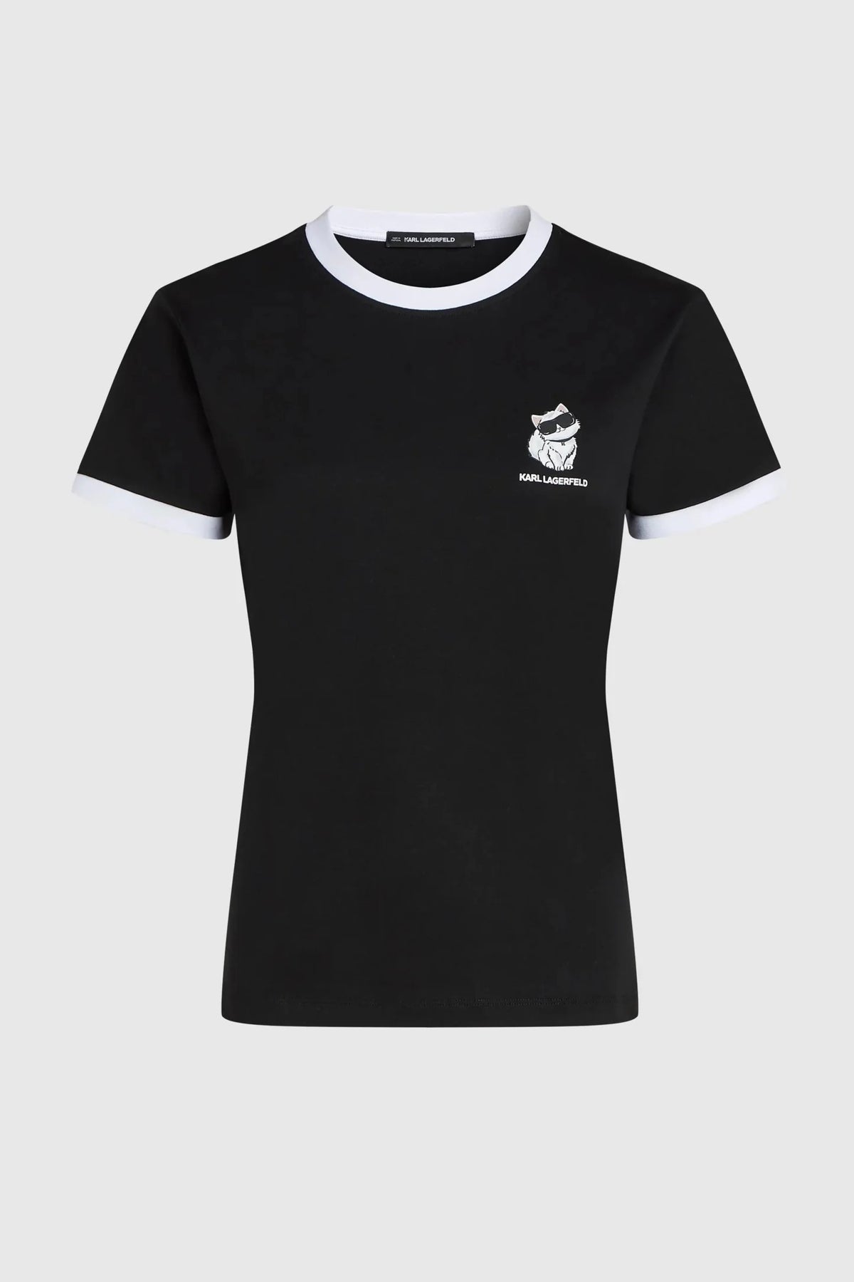 KARL LAGERFELD BW IKON CHOUPETTE TSHIRT en color BLANCO  (3)