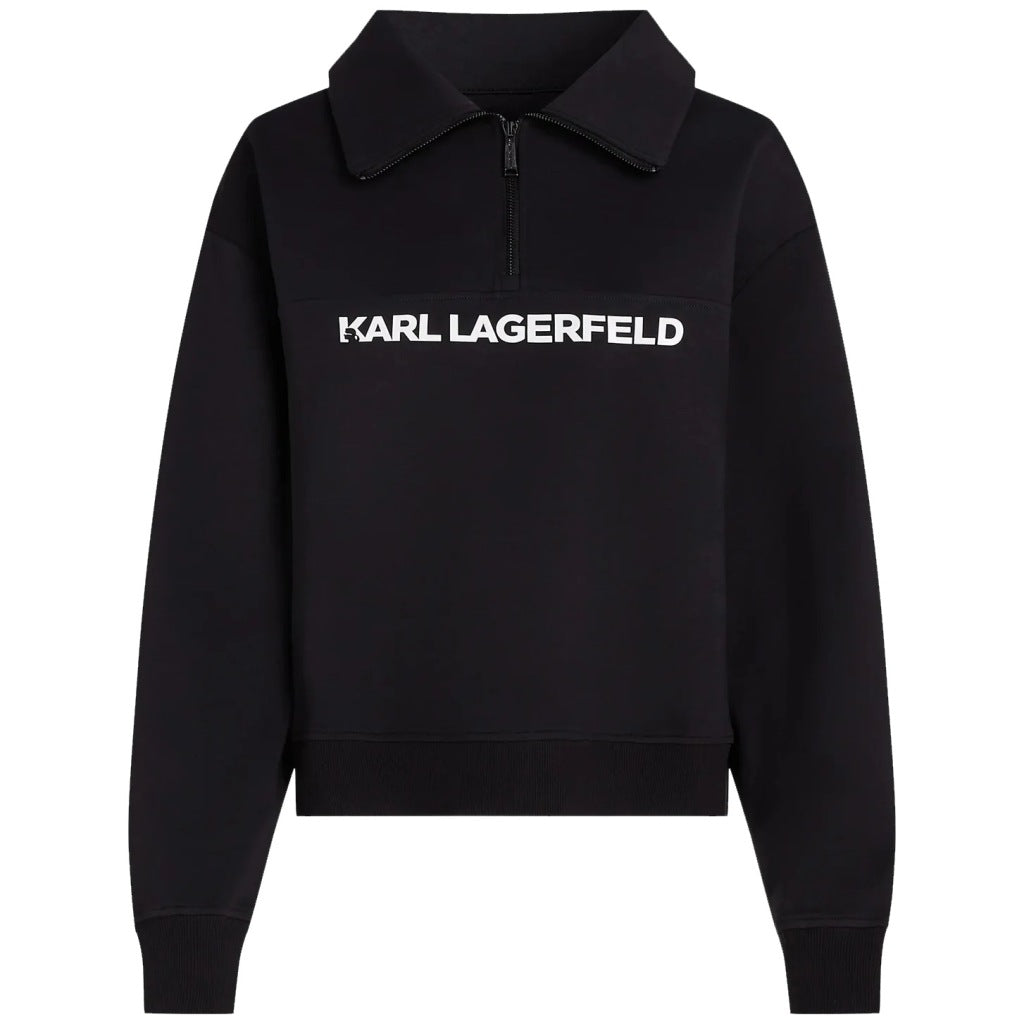 KARL LAGERFELD BW ESSENTIAL CONTRAST QUARTER en color NEGRO  (4)