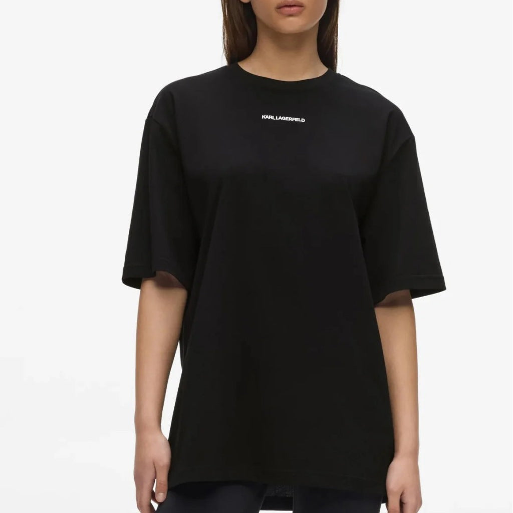 KARL LAGERFELD BW ESSENTIAL CONTRAST TEE en color NEGRO  (6)