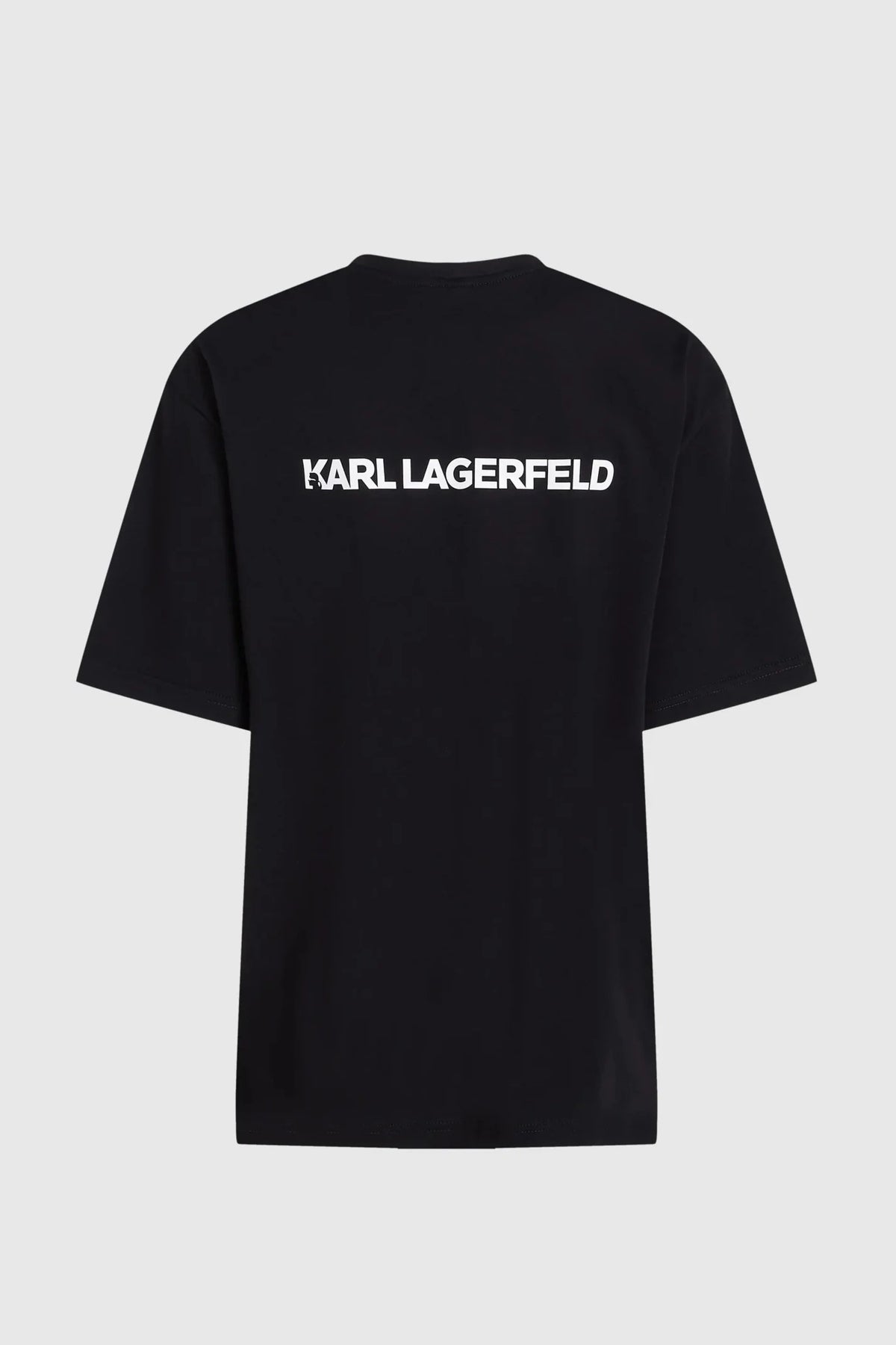KARL LAGERFELD BW ESSENTIAL CONTRAST TEE en color NEGRO  (2)