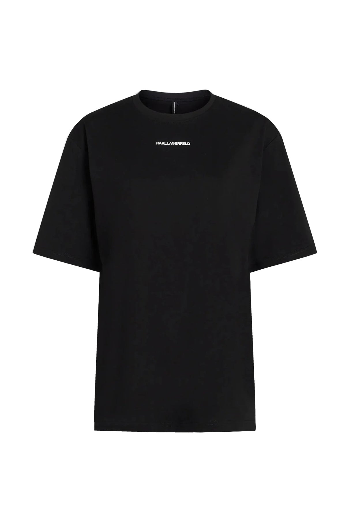 KARL LAGERFELD BW ESSENTIAL CONTRAST TEE en color NEGRO  (3)