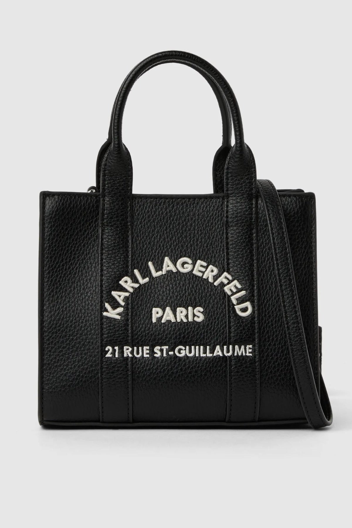 KARL LAGERFELD BW K/RSG MN SQUARE TOTE PEB E en color NEGRO  (1)