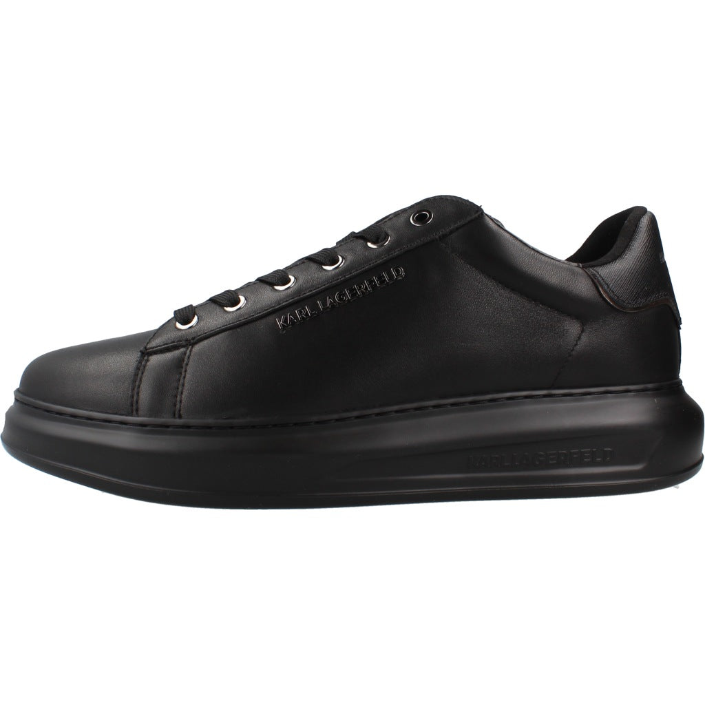 KARL LAGERFELD KAPRI MENS LO LACE LTHR en color NEGRO  (2)