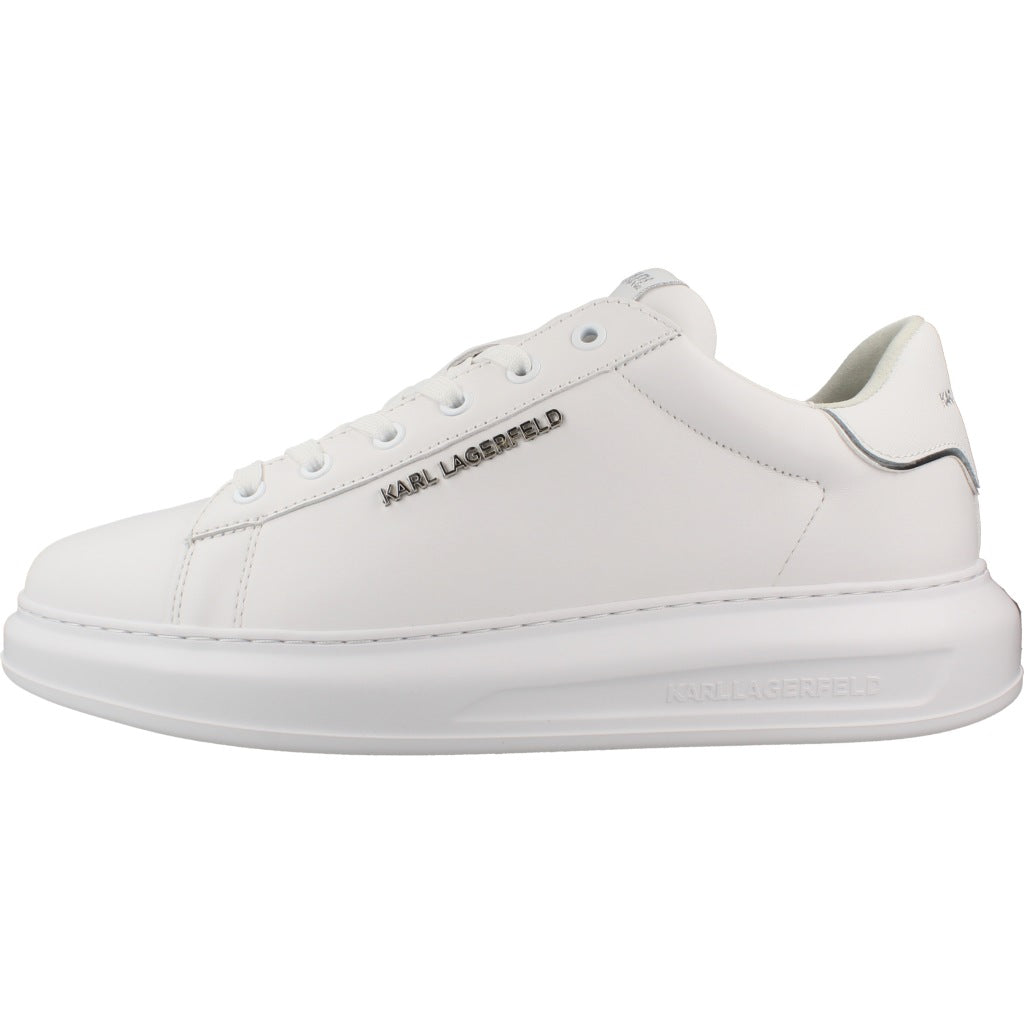 KARL LAGERFELD KAPRI MENS LO LACE LTHR en color BLANCO  (2)
