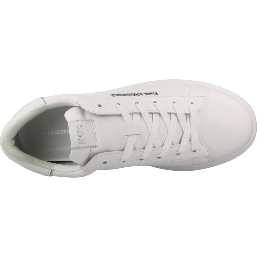 KARL LAGERFELD KAPRI MENS LO LACE LTHR en color BLANCO  (7)
