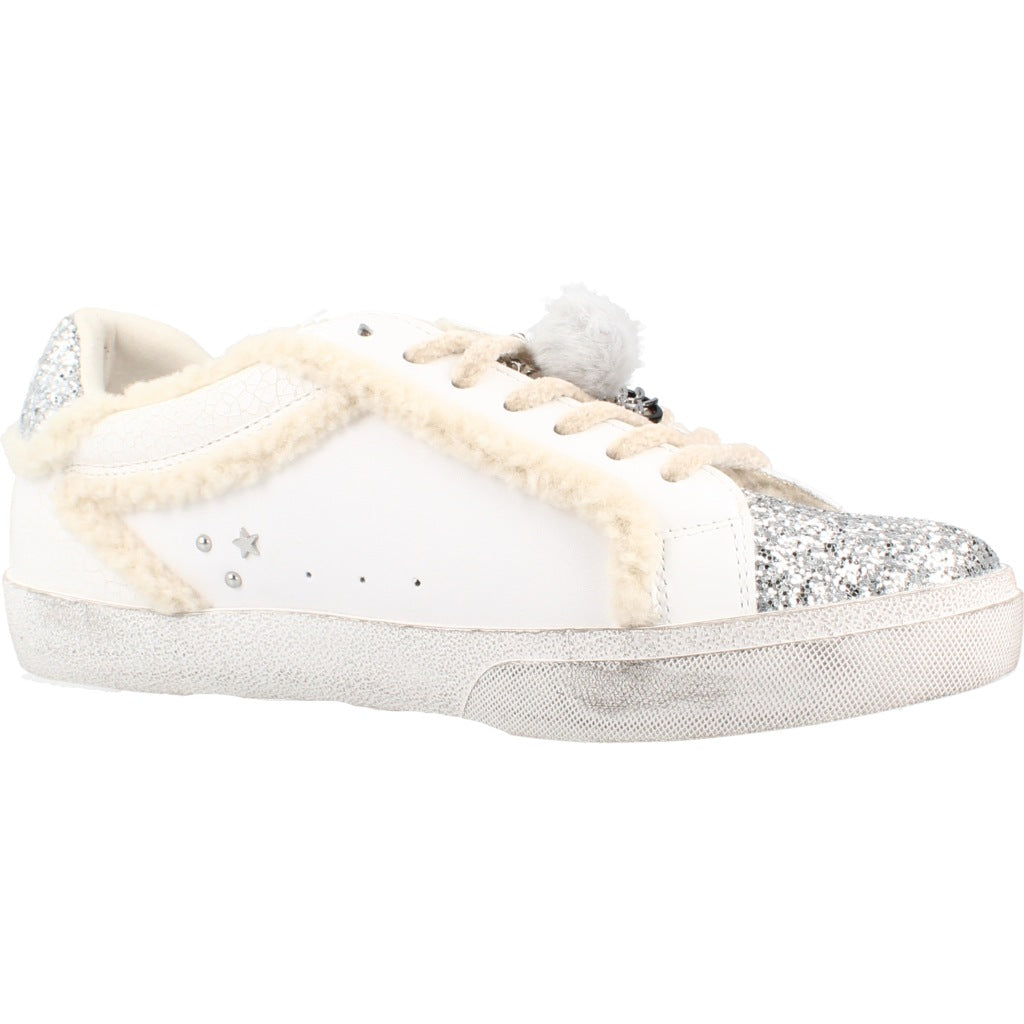KARL LAGERFELD SKOOL IKONIC PEEP LINED LO en color BLANCO  (5)