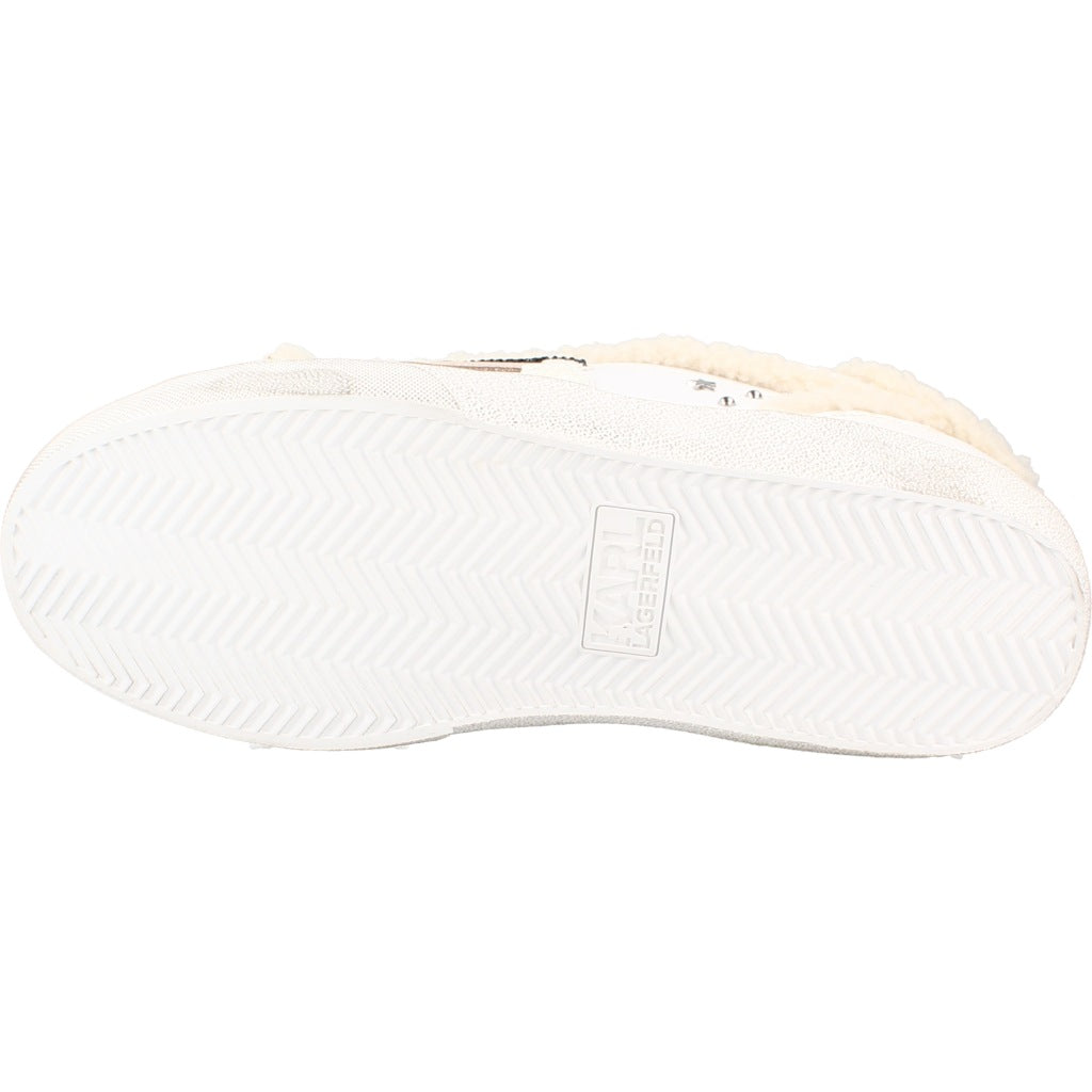 KARL LAGERFELD SKOOL IKONIC PEEP LINED LO en color BLANCO  (6)