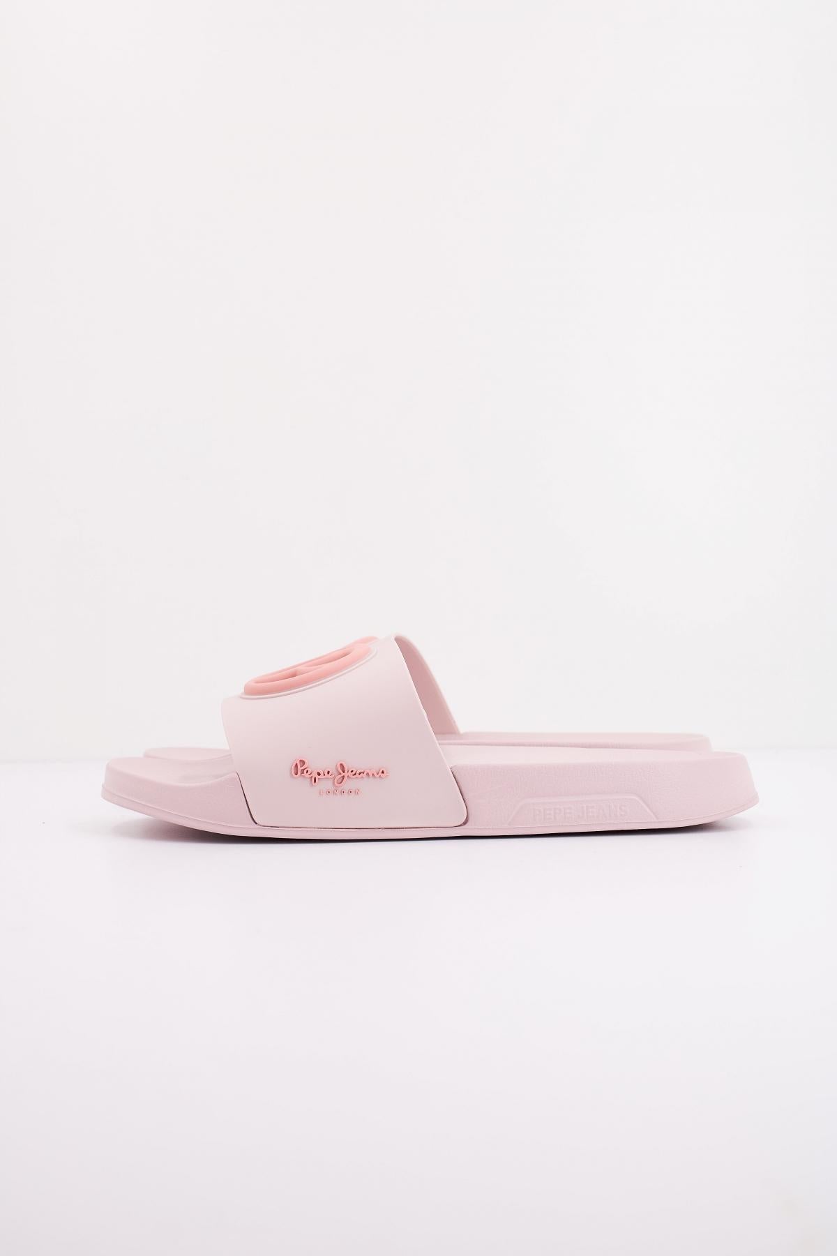 PEPE JEANS SLIDER BRAND W en color ROSA  (1)