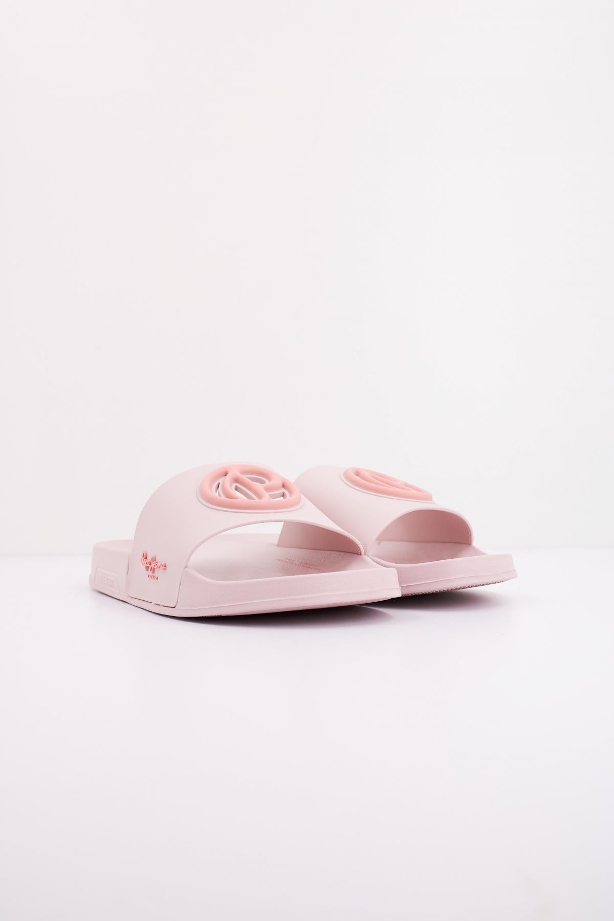 PEPE JEANS SLIDER BRAND W en color ROSA  (2)
